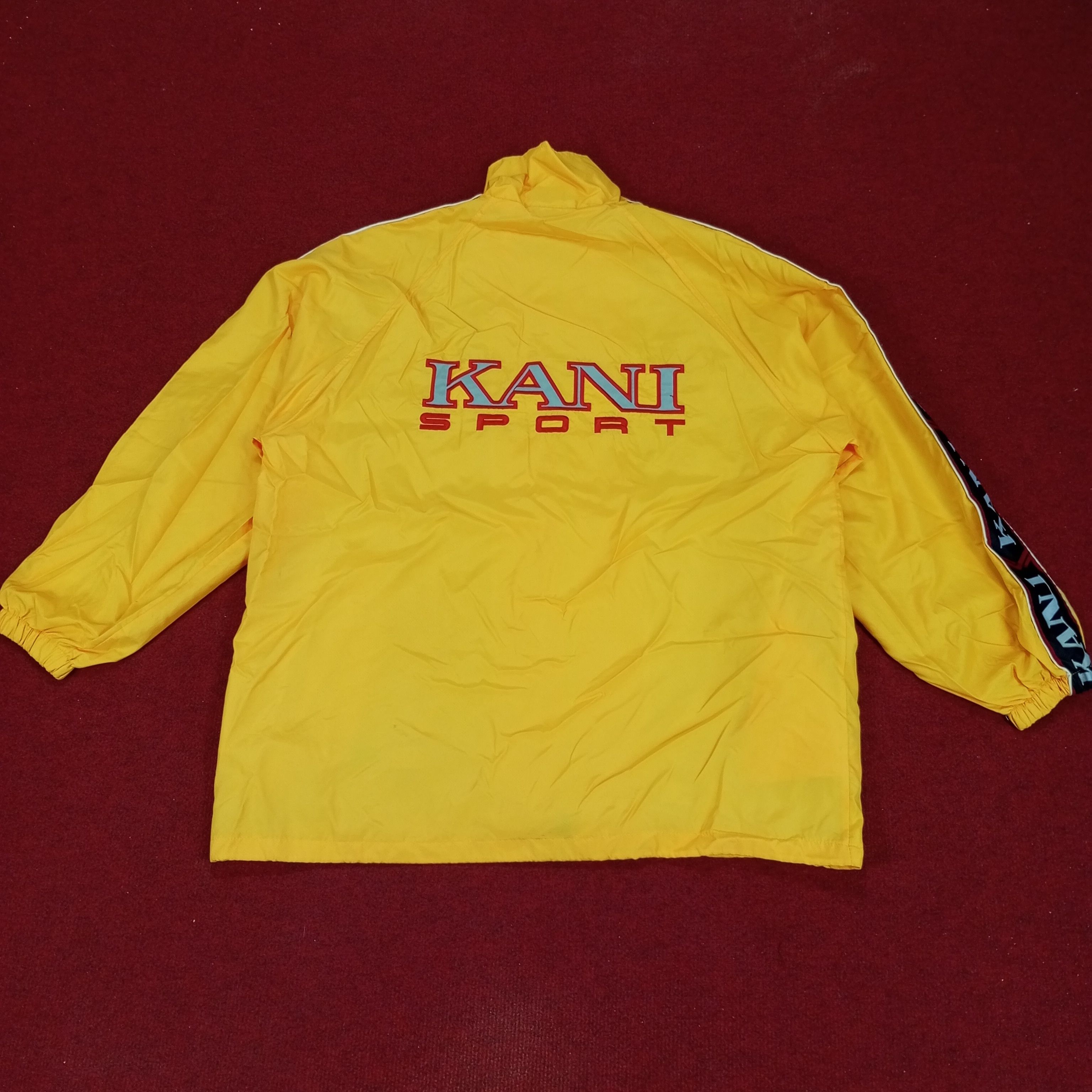 Karl Kani × Vintage Kani Sport Sportswear Style Big Spellout Design Jacket Size US L / EU 52-54 / 3 - 1 Thumbnail