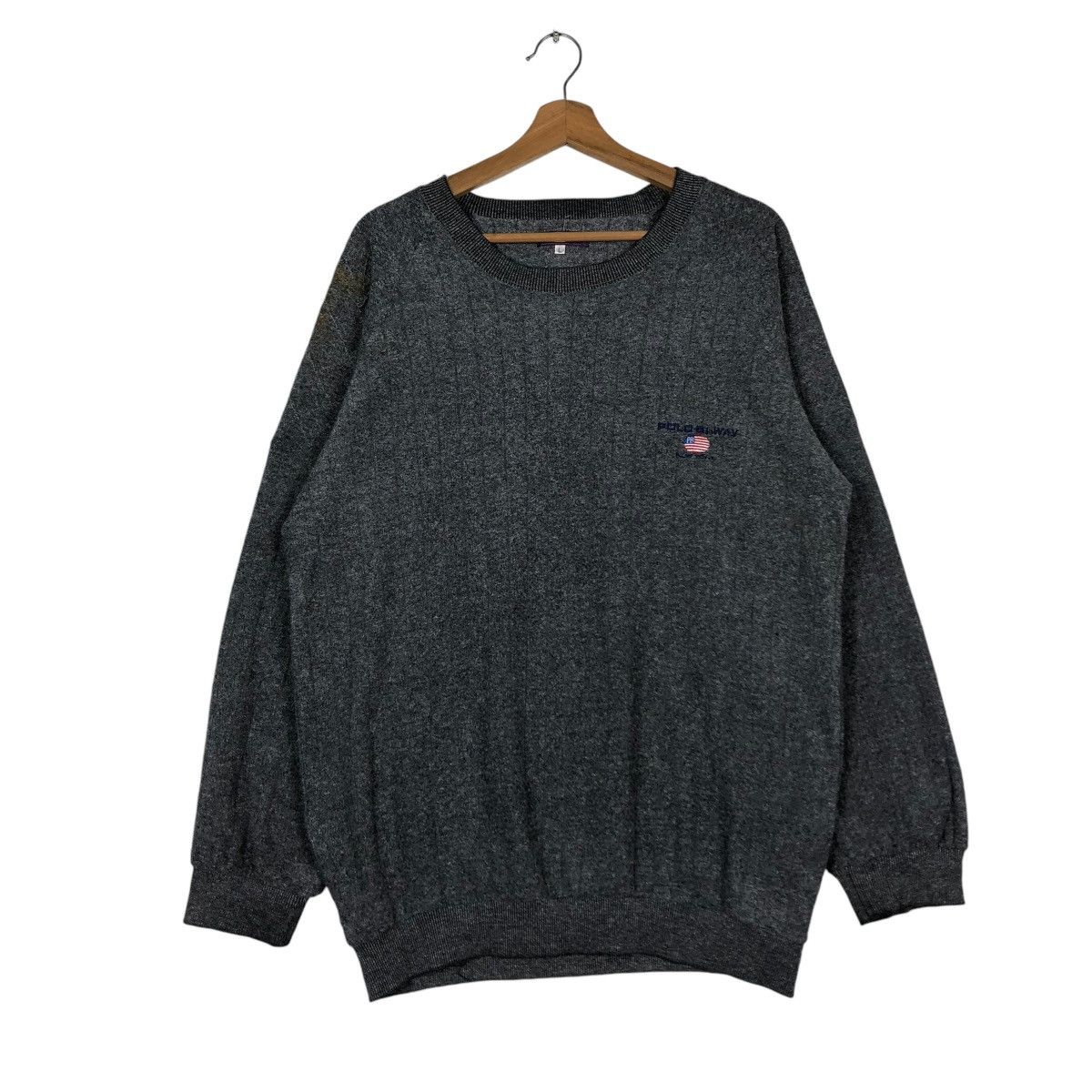 Japanese Brand 🔥VINTAGE SWEATSHIRT POLO BI-WAY SPORT BIG LOGO Size US L / EU 52-54 / 3 - 3 Thumbnail