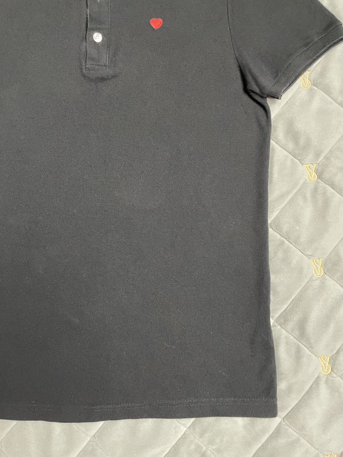 Moschino Polos Italy Moschino Love Heart-Embroidered polo T-shirt Size US M / EU 48-50 / 2 - 3 Thumbnail
