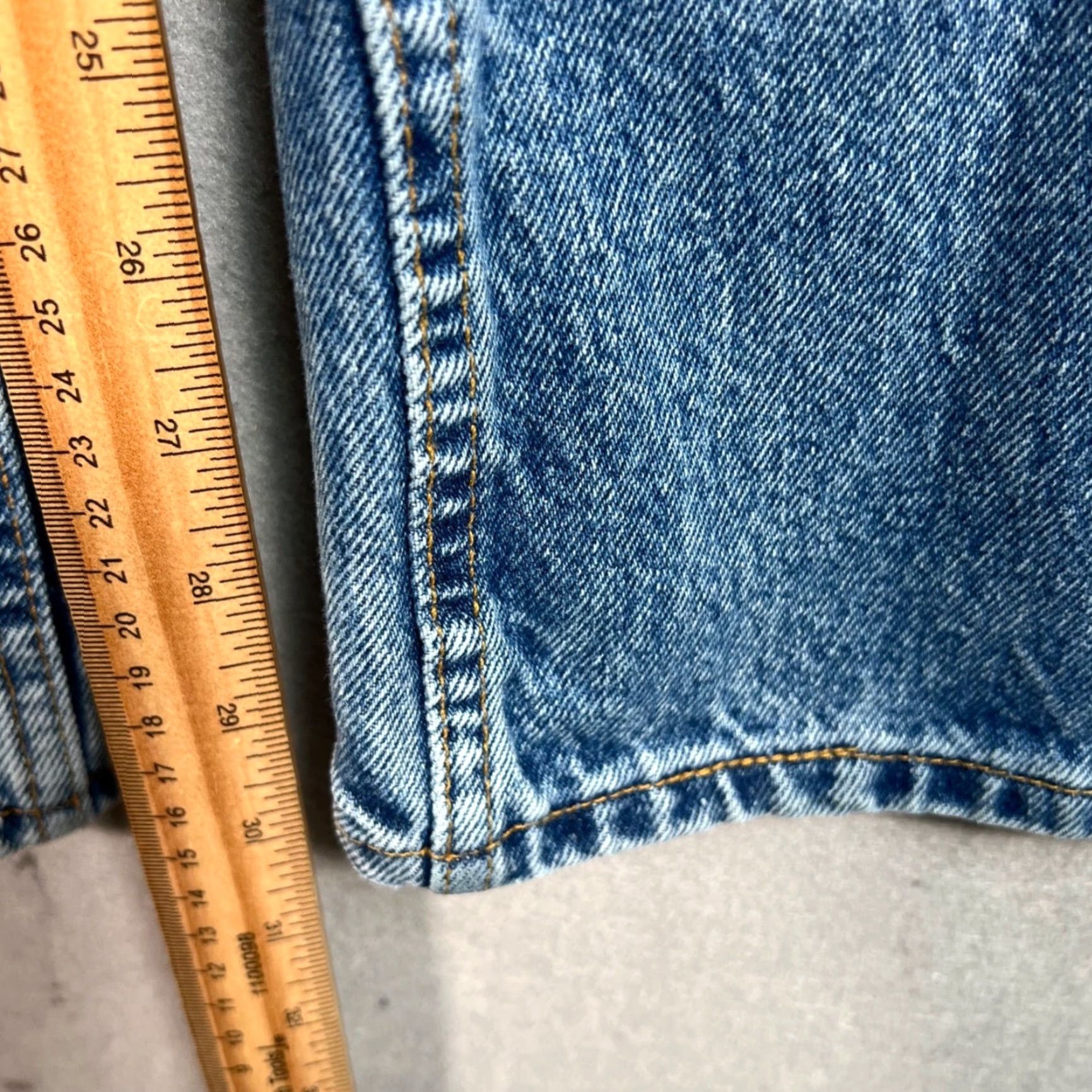 Levi's Levi's 517 Boot Cut Low Rise Jeans Medium Wash Blue Denim Womens 16W Size 38" / US 16 / IT 52 - 7 Thumbnail