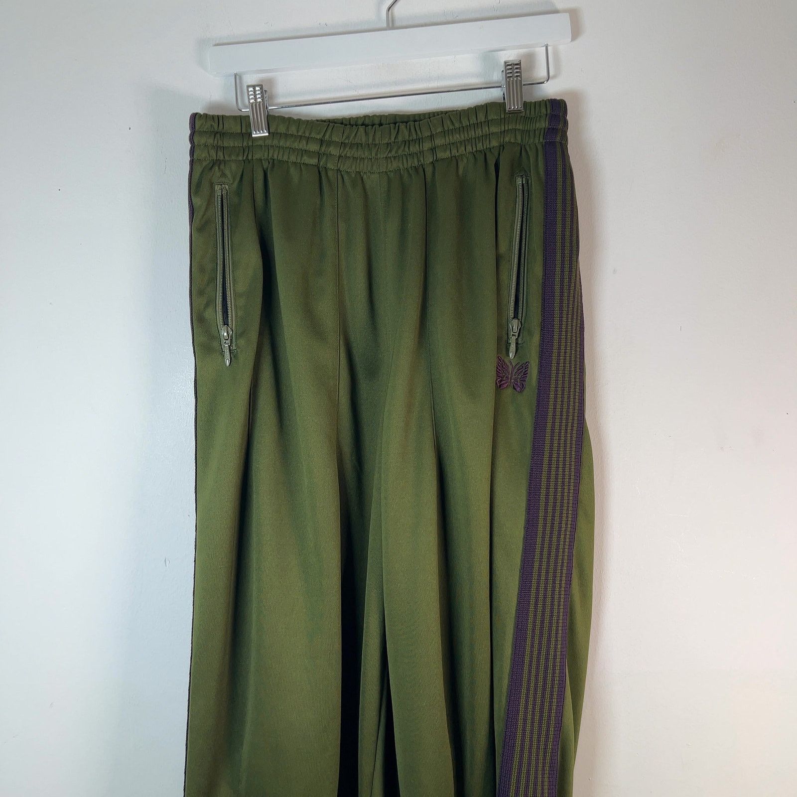 Needles Needles H.D Green/Purple Track Pants Size US 36 / EU 52 - 4 Thumbnail