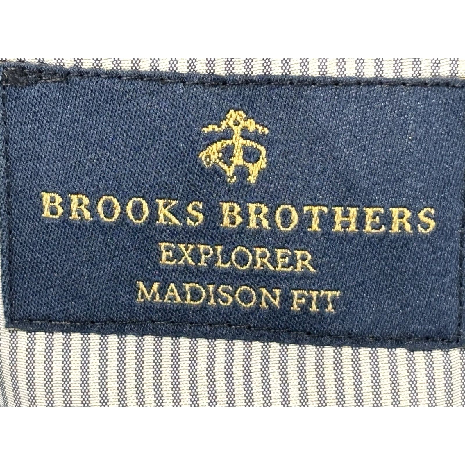 Brooks Brothers Brooks Brothers Madison Fit Gray Men's 48R Blazer Explorer Sport Coat Classic Single-Breasted Two-Button Front Notch Lapel Regular Size 48R - 7 Thumbnail