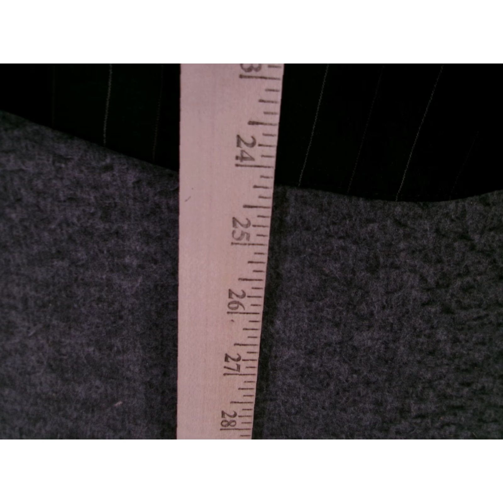 Alfani Alfani Blazer Womens 12P Black Pinstripe Petite Two Button Career Slim Jacket Size XL / US 12-14 / IT 48-50 - 6 Thumbnail
