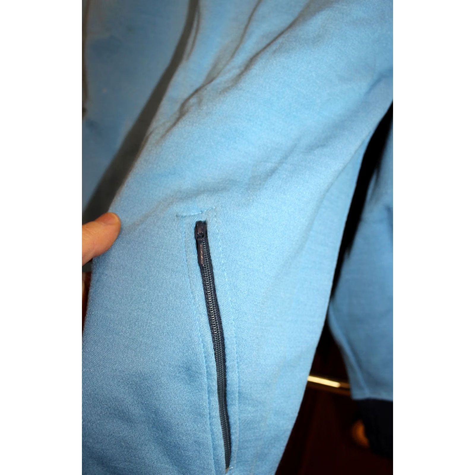 Vintage VINTAGE Maple Leaf Blue Track Jacket XXL Unisex Adults Regular Fit Zip Jacket - 1980s-1990s Blue, All Seasons, Long Sleeve, Coat, 90s, Mens Womens Size US XXL / EU 58 / 5 - 4 Thumbnail