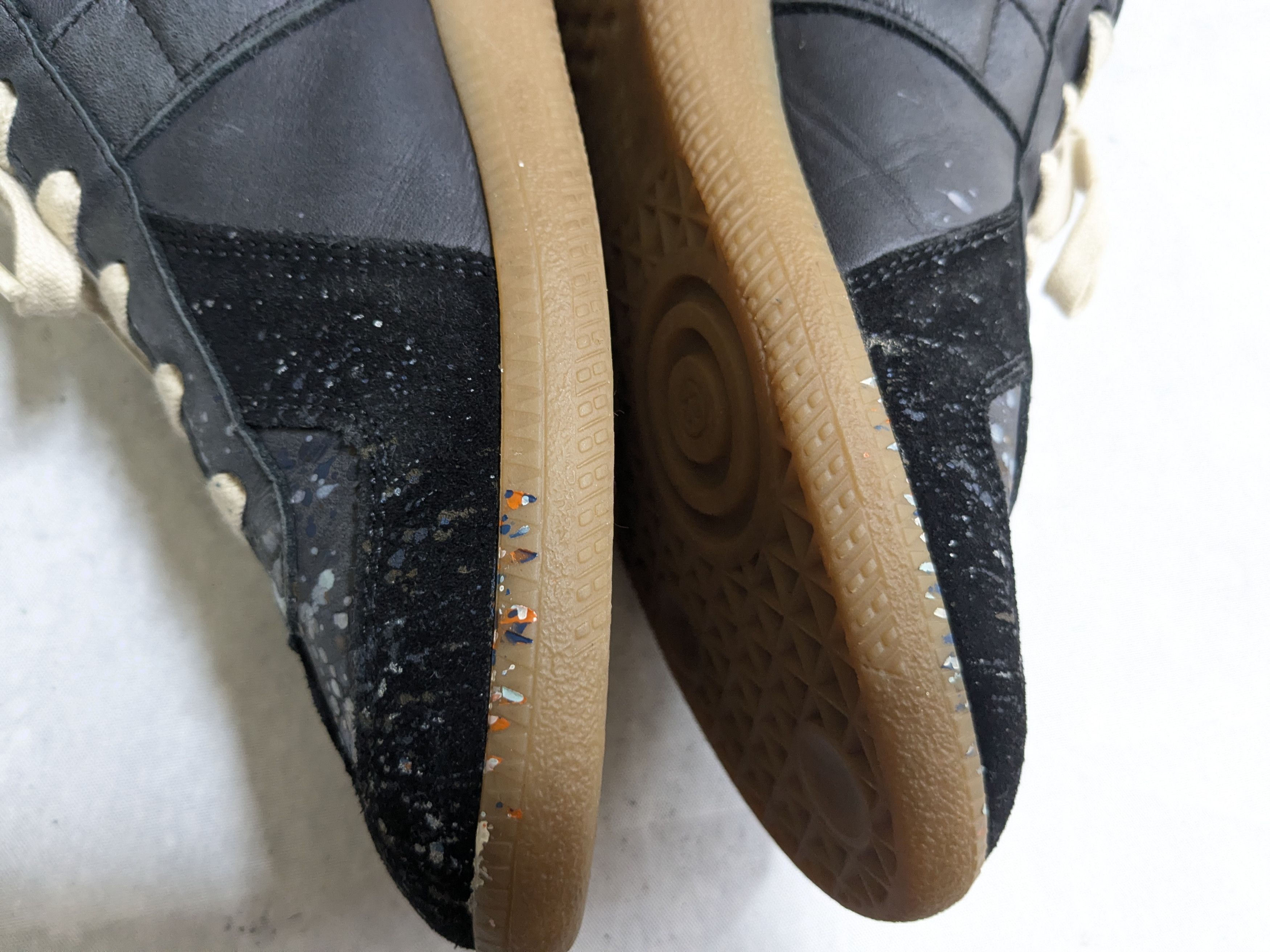 Maison Margiela Maison Margiela Replica GAT Black Paint Splatter 8 41 Low Size US 5 / EU 37 - 8 Thumbnail
