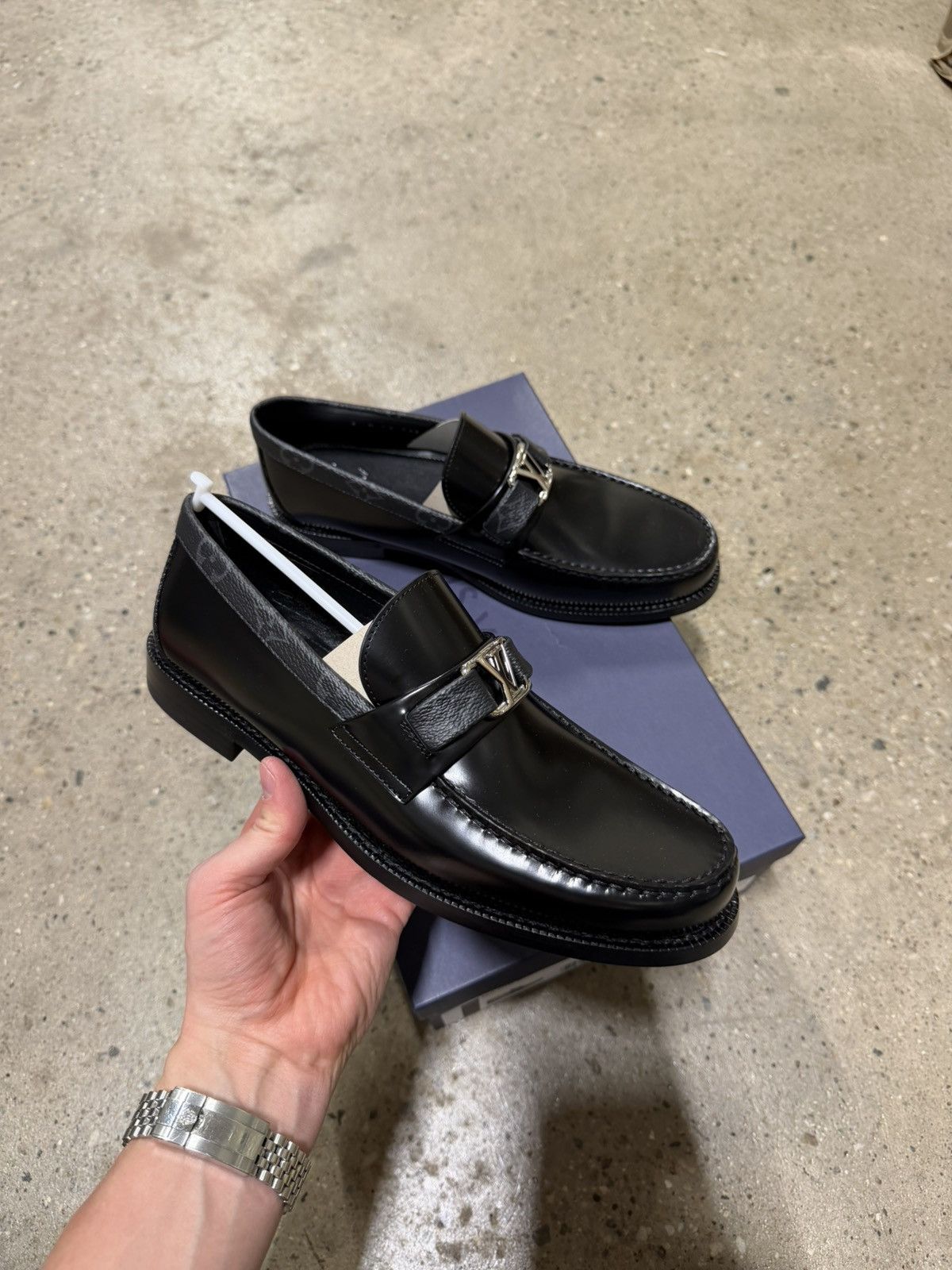 Louis Vuitton Louis Vuitton Major Monogram Ecplise Loafers NEW 1250$ Size US 7 / EU 40 - 1 Thumbnail