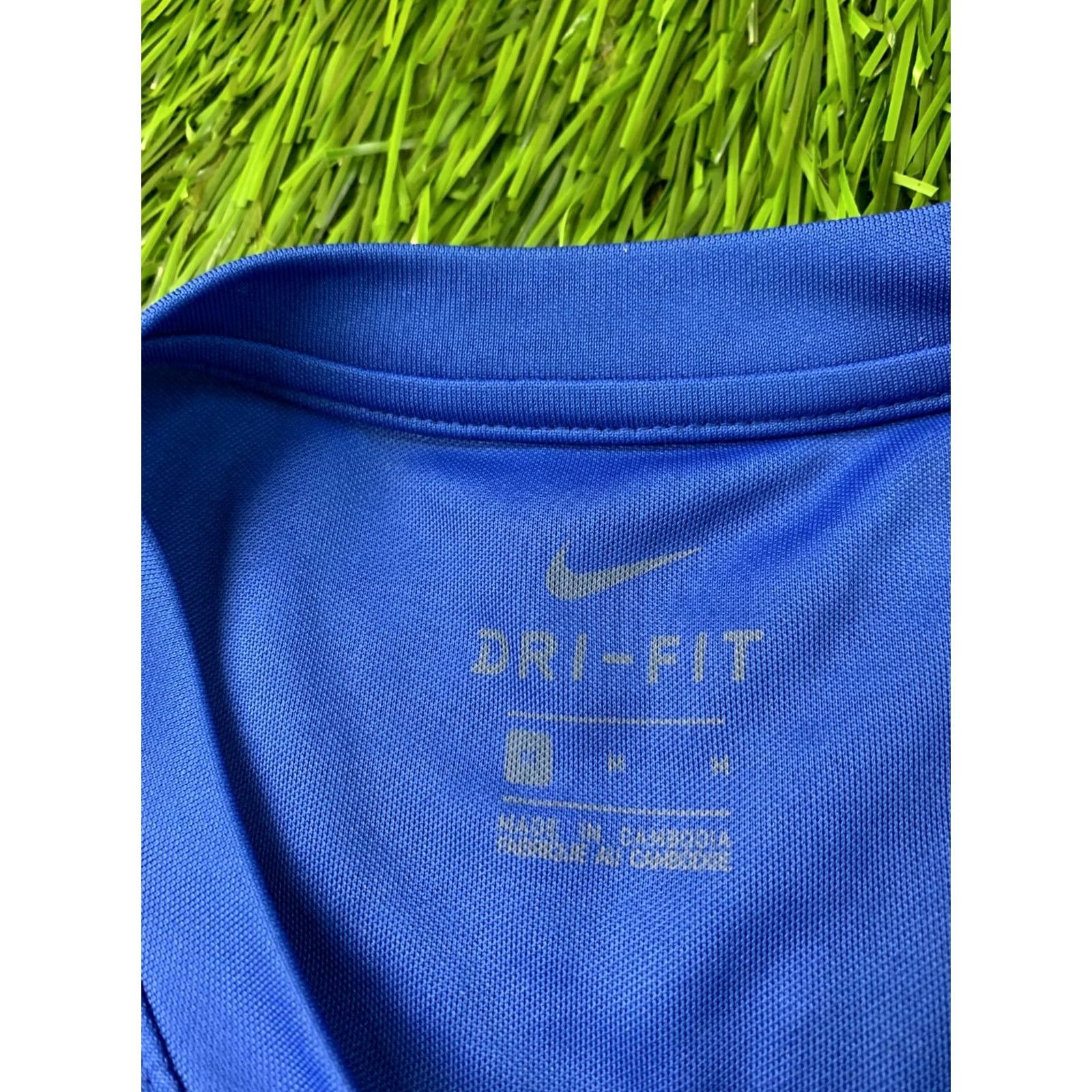 Nike Nike Dri-Fit Park Original 2020 Men Football Training Shirt Jersey Tee Size M Blue and White Shirt Mens Size US M / EU 48-50 / 2 - 4 Thumbnail