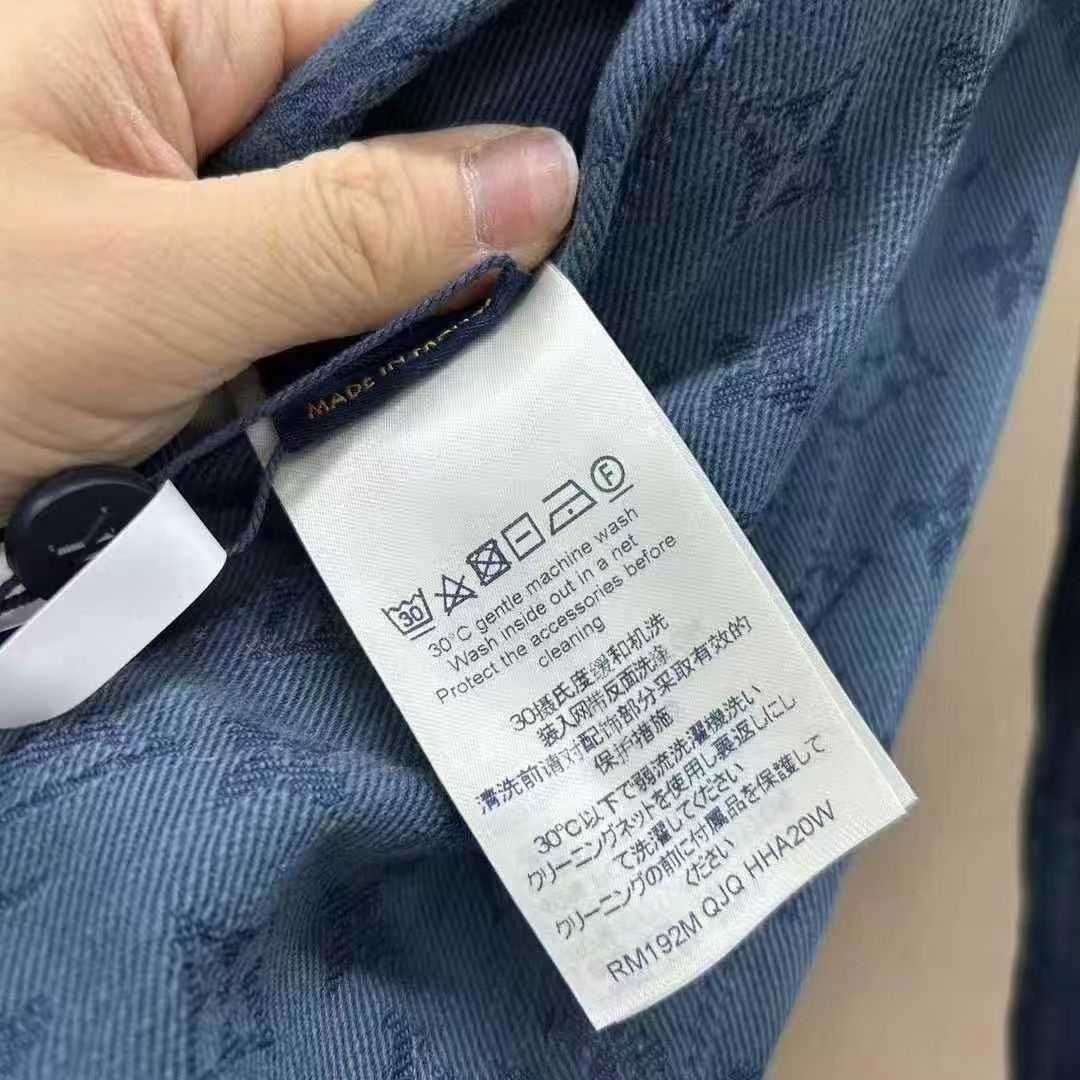 Louis Vuitton Louis Vuitton Monogram Denim Jacket – Size 54 – Blue Size US L / EU 52-54 / 3 - 4 Thumbnail