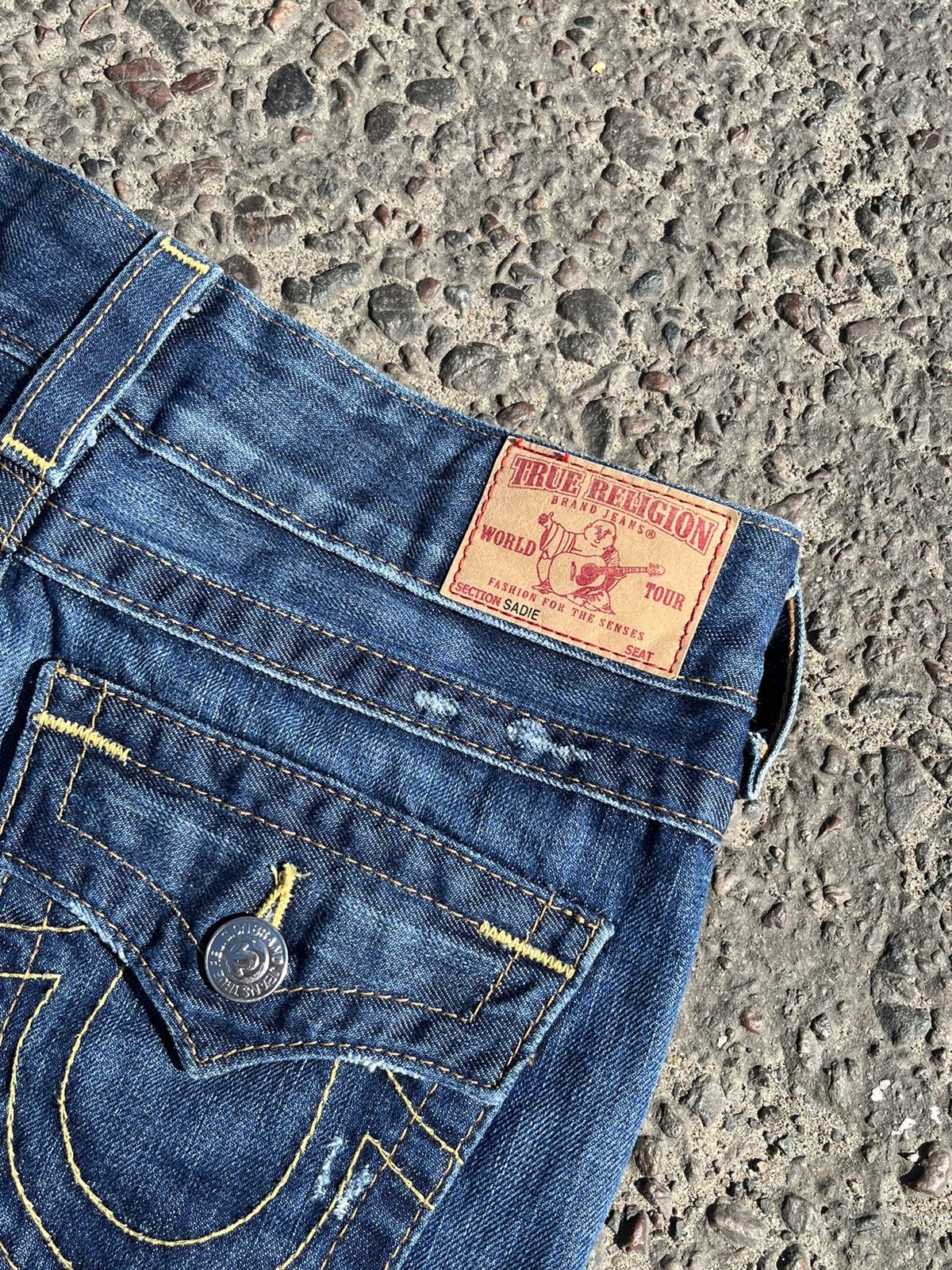 True Religion Vintage True Religion Skirt Jeans Size XXS / US 00 / IT 34 - 4 Thumbnail