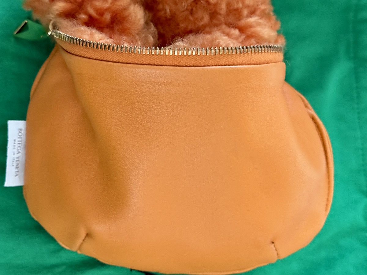 Bottega Veneta BOTTEGA VENETA Mini The Jodie - Orange Shearling Leather Bag Size ONE SIZE - 8 Thumbnail