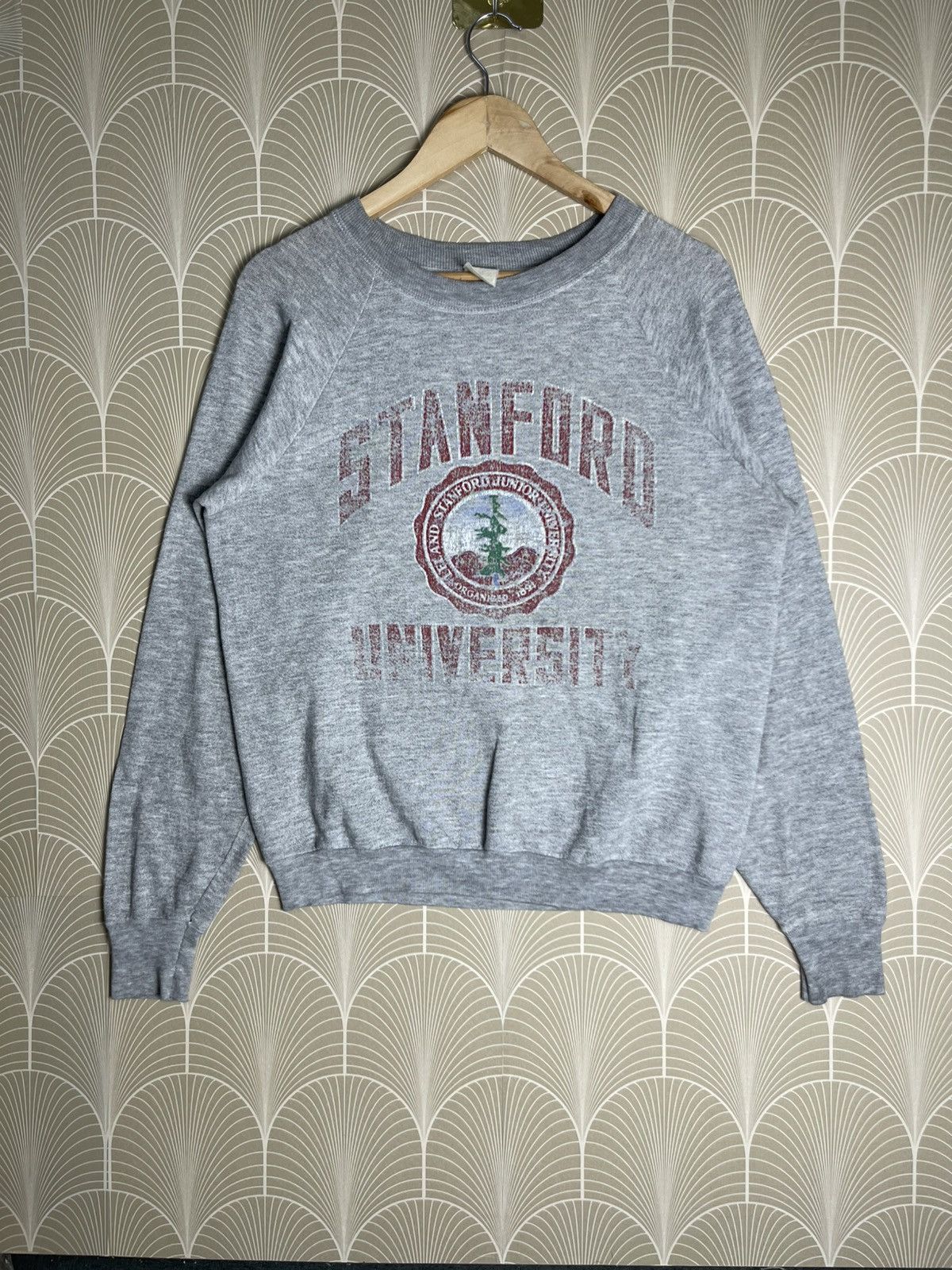 Fruit Of The Loom × Vintage VINTAGE STANFORD UNIVERSITY CREWNECK 50/50 ALMOST PAPERTHIN Size US L / EU 52-54 / 3 - 1 Thumbnail