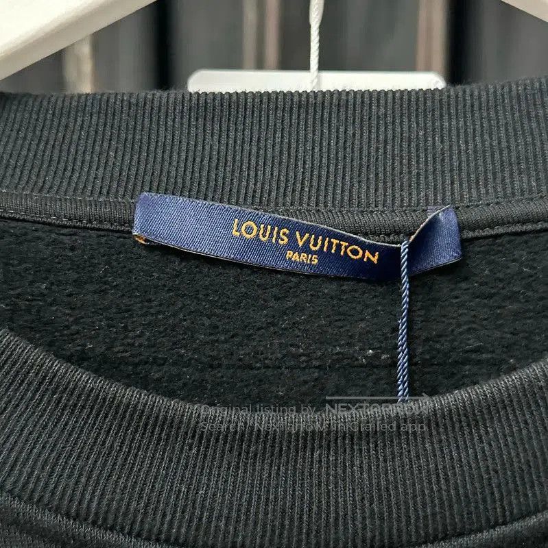 Louis Vuitton Louis Vuitton Men's Black Long Sleeve Sweatshirt . Size US L / EU 52-54 / 3 - 7 Thumbnail