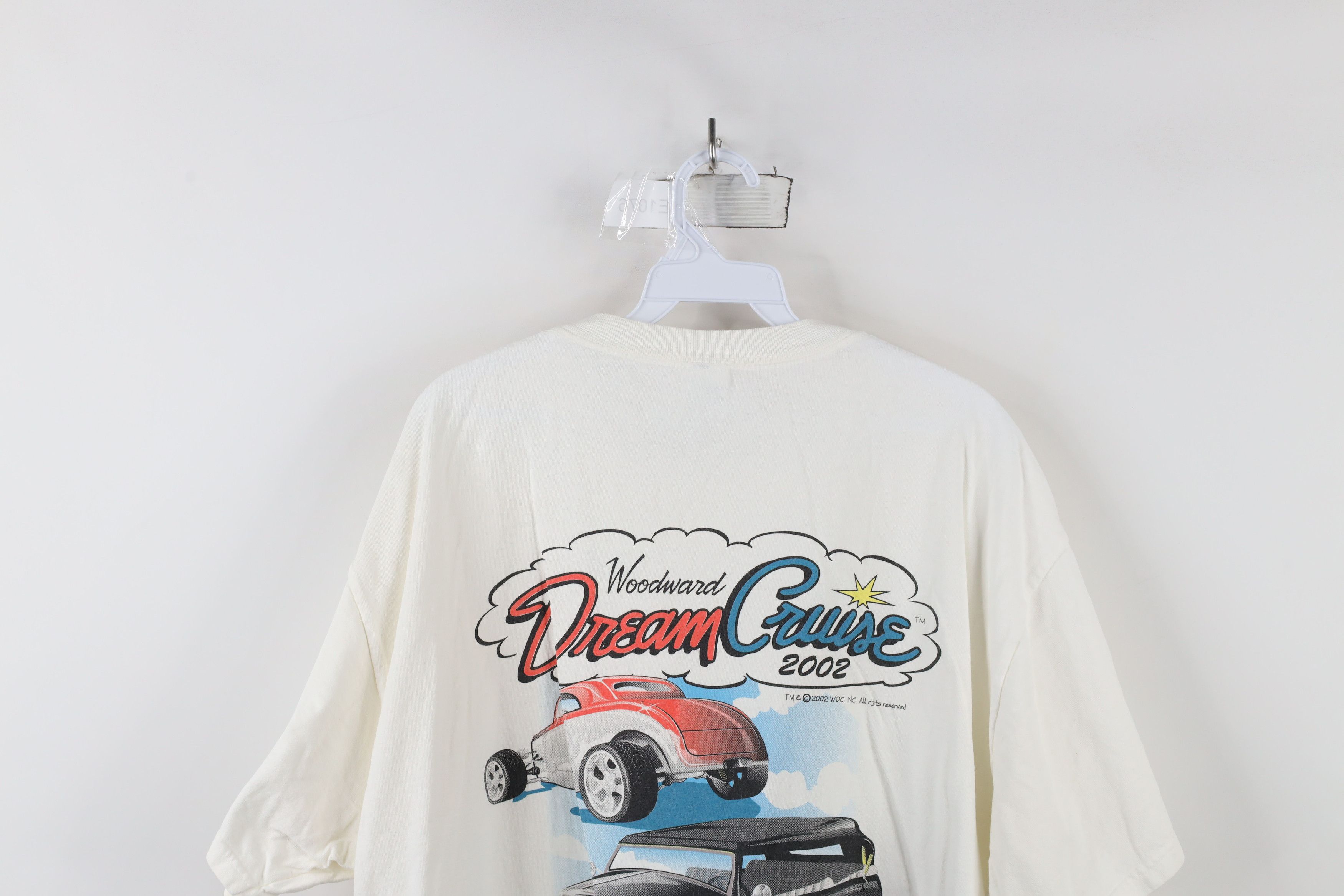 Vintage Vintage Y2K 2002 Woodward Dream Cruise Detroit T-Shirt White Size US XL / EU 56 / 4 - 14 Thumbnail