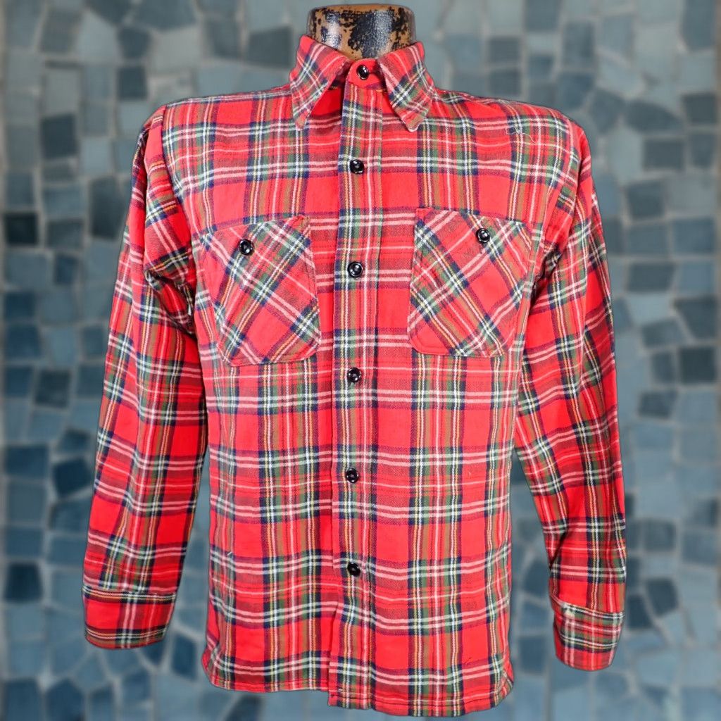 Vintage VINTAGE Ely Cattleman Flannel Shirt Red Plaid Boxy Mens Small 80s USA Lumberjack Size US S / EU 44-46 / 1 - 1 Thumbnail
