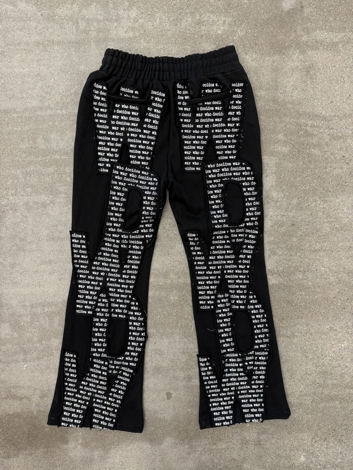 Who Decides War Who Decides War WDW Overlay Sweatpants Size US 36 / EU 52 - 2 Thumbnail