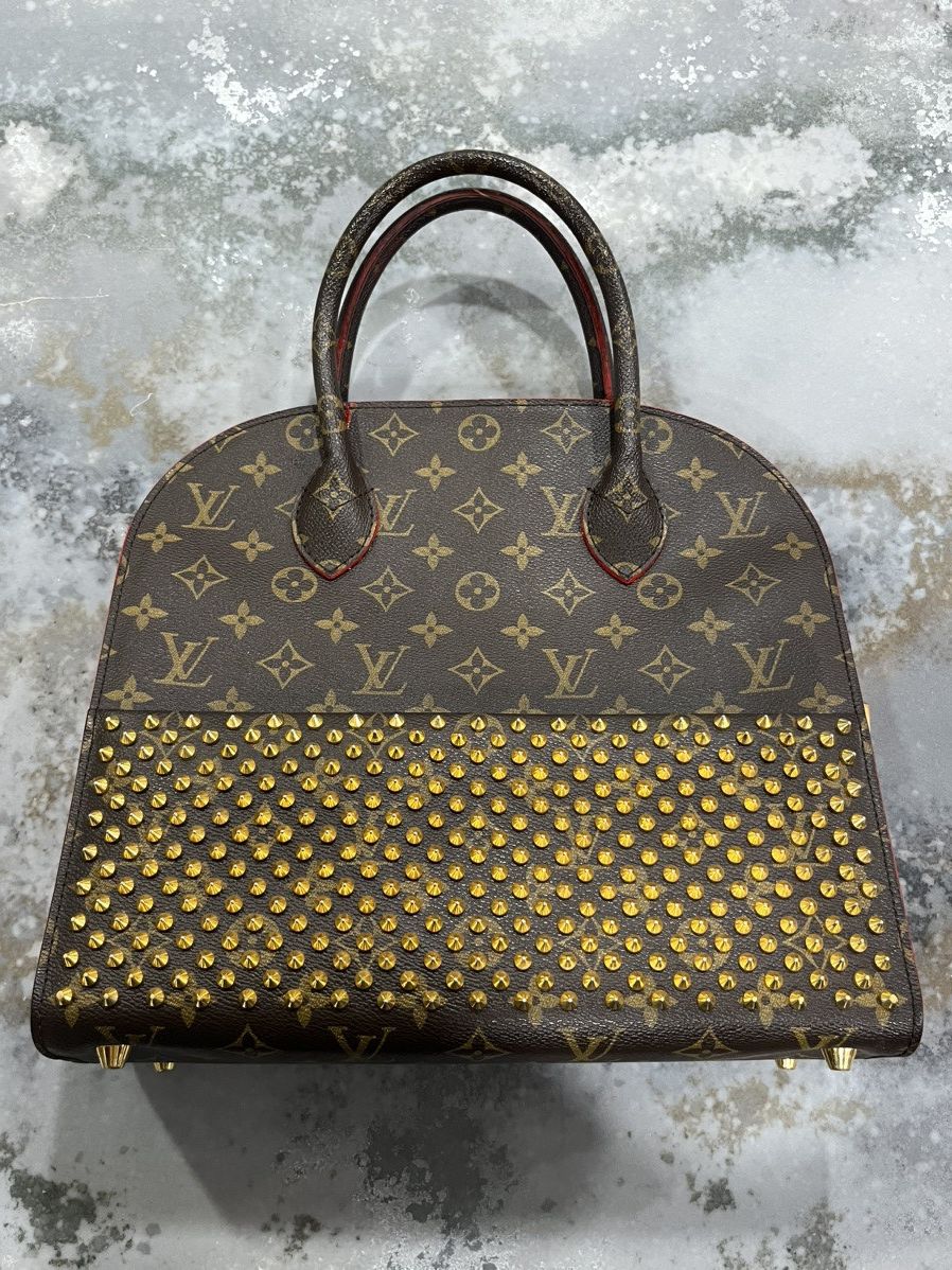 image of Louis Vuitton X Christian Louboutin Iconoclasts Tote in Red, Women's