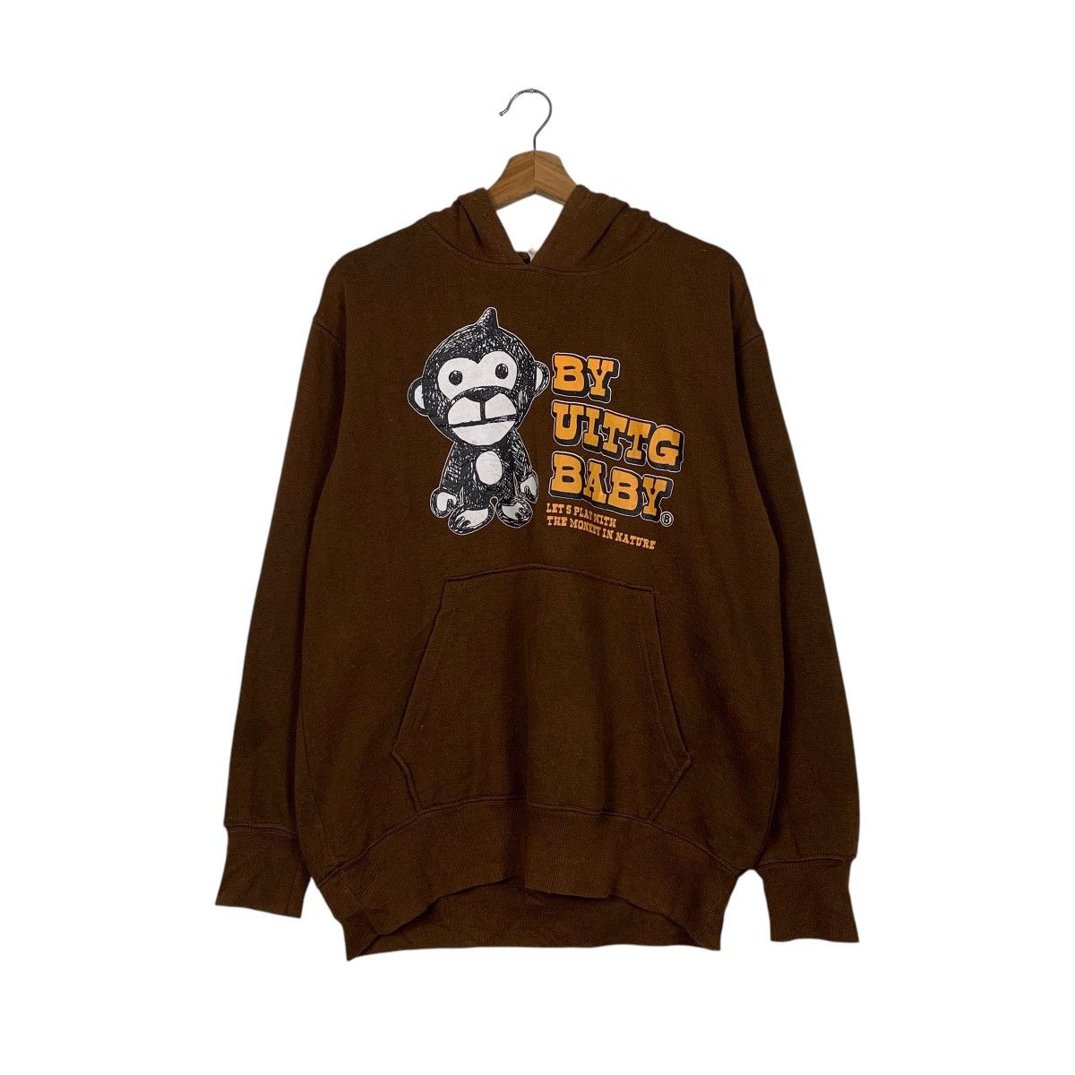 Japanese Brand Japanese Brand UITTG Baby Big Logo Hoodie Size US L / EU 52-54 / 3 - 10 Thumbnail