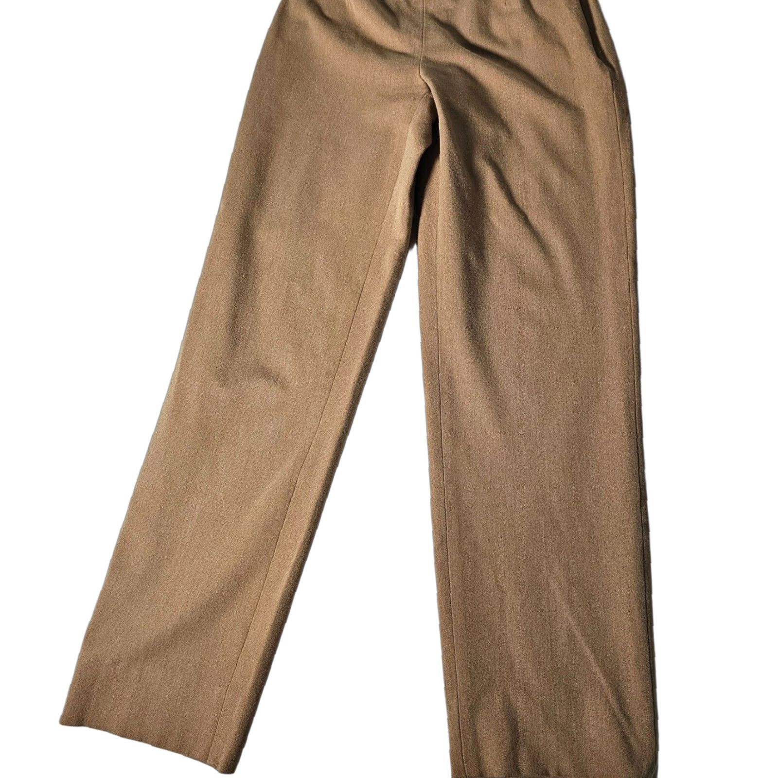 Talbots Talbots Brand Dress Pants Women Regular Size 2 Brown Stretch Polyester Spandex Rayon Solid Straight Zip Casual Size 26" / US 2 / IT 38 - 1 Thumbnail