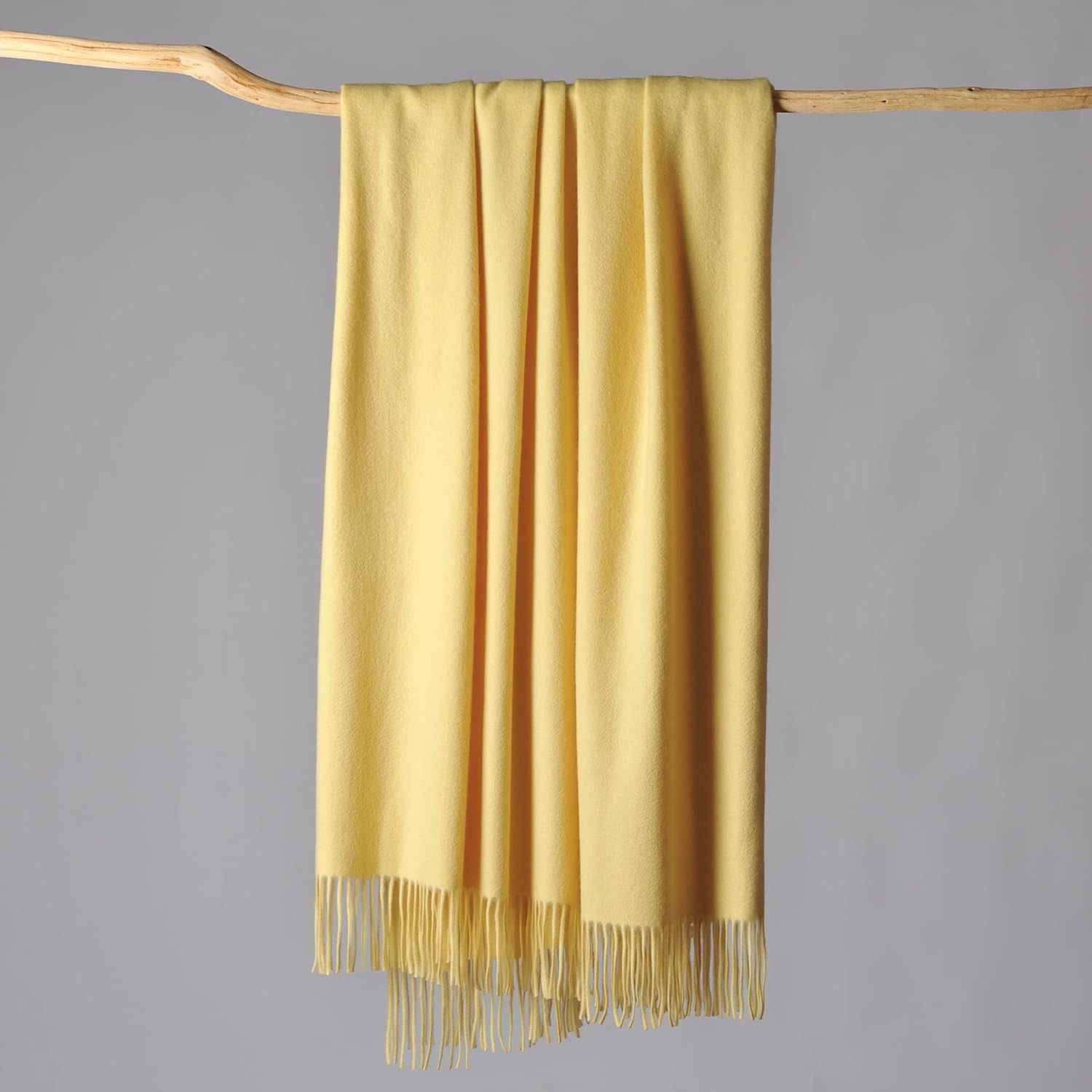 Other Cashmere Throw Blanket with Fringe Size ONE SIZE - 1 Thumbnail