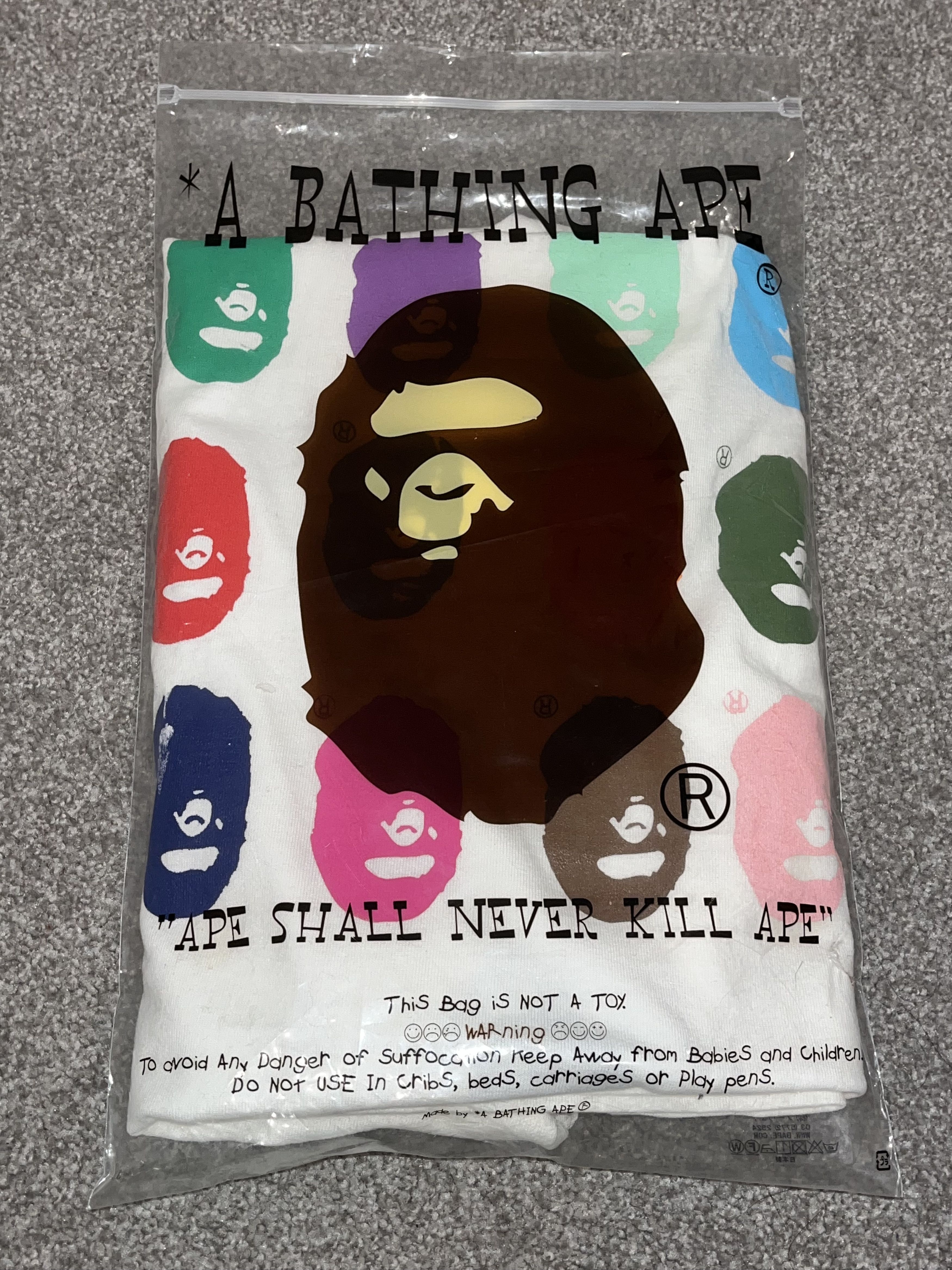 Nigo Bape x Nigo Hand Printed T Shirt Size US L / EU 52-54 / 3 - 3 Thumbnail
