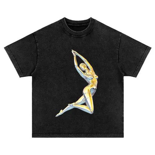 Pro Edge #24 Robot Printed Vtg Shirt Size US L / EU 52-54 / 3 - 3 Thumbnail