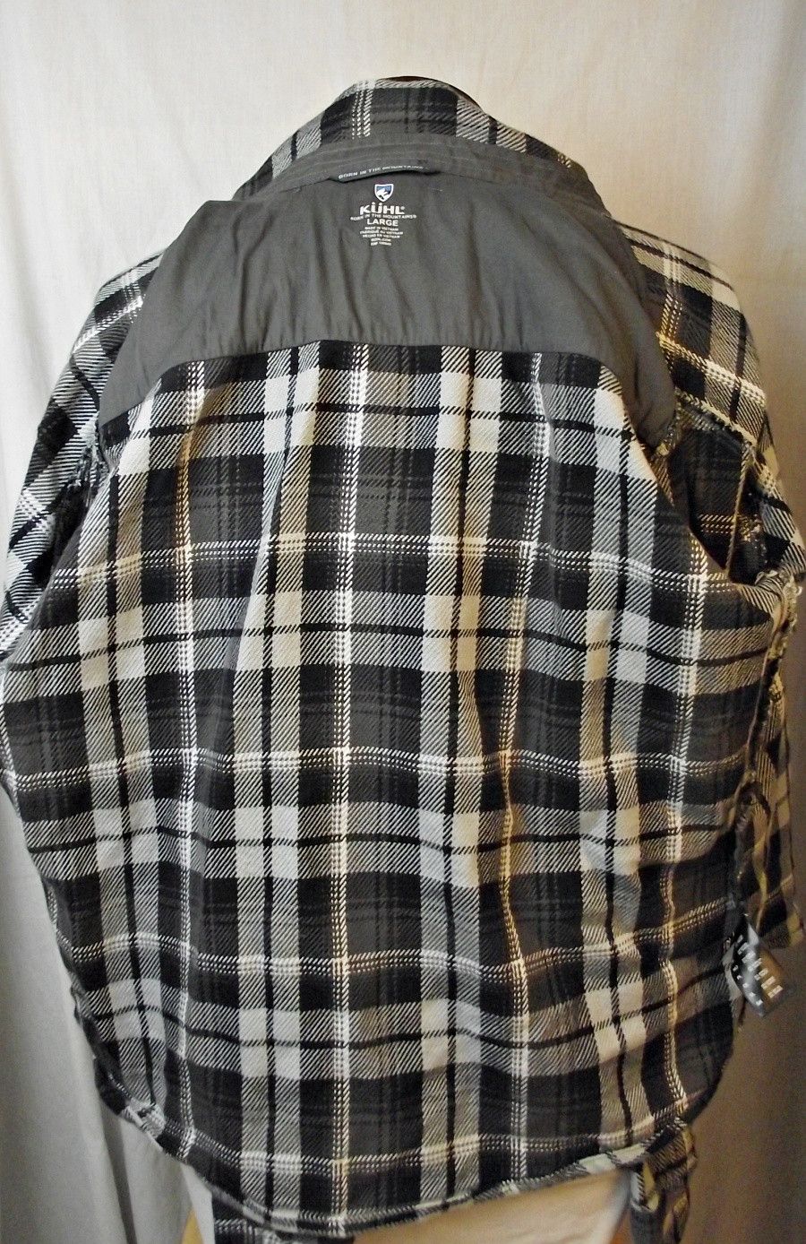 Kuhl KUHL Mens Disordr Heavyweight Flannel Shirt Black Plaid 7334 Size US L / EU 52-54 / 3 - 10 Thumbnail