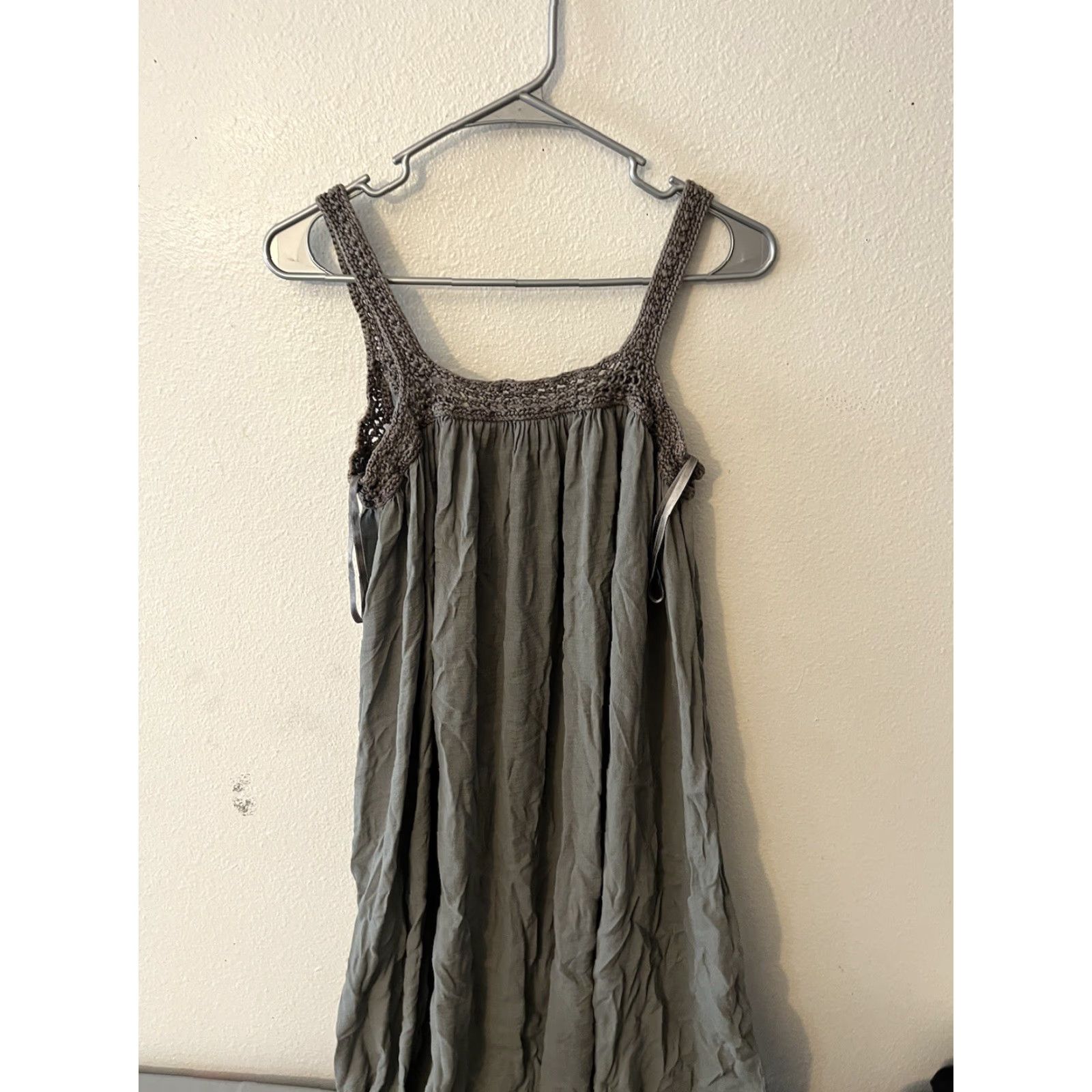 French Connection French Connection Dress Maxi Tank Dress Bodycon Gray 8 Sleeveless Casual Solid Size 8 Womens Size M / US 6-8 / IT 42-44 - 2 Thumbnail