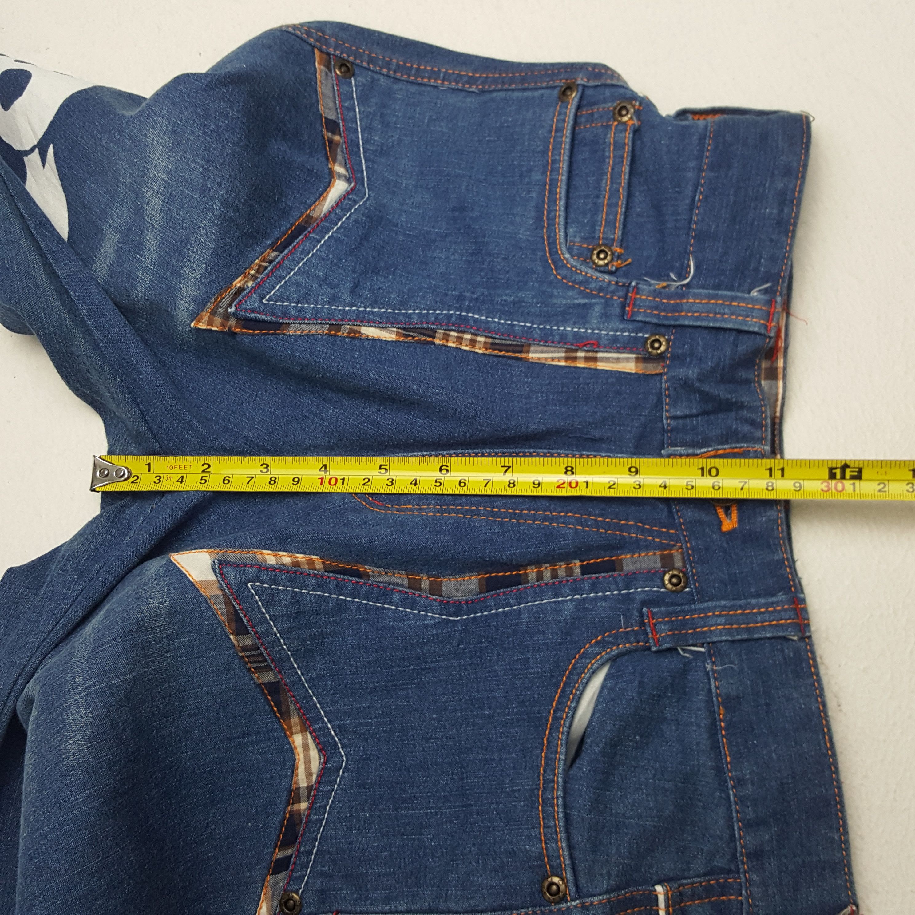 If Six Was Nine × Vintage Vintage Skulls XYZ Japanese Brand Denim Jeans Size US 26 / EU 42 - 10 Thumbnail