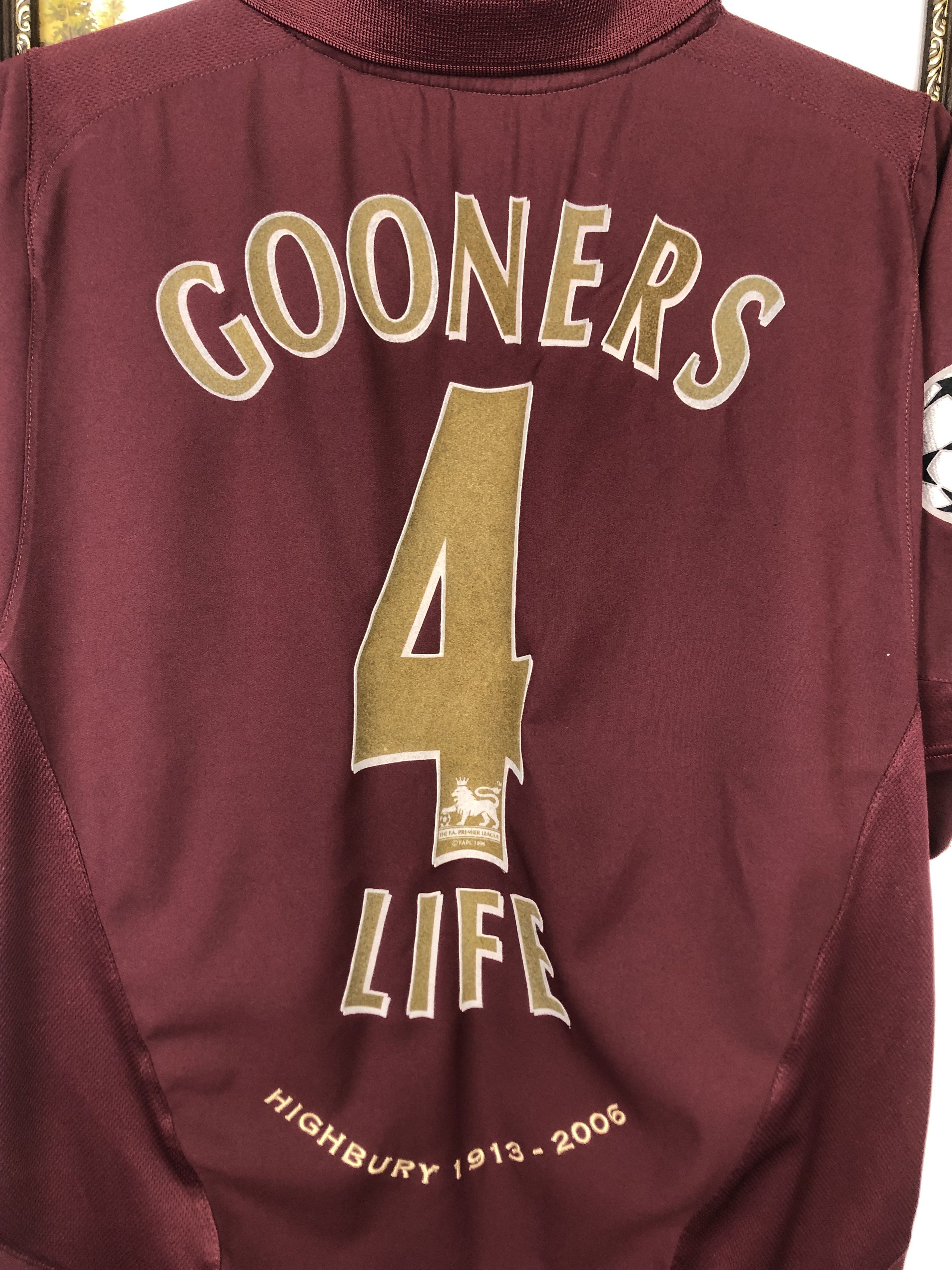 Nike Arsenal football shirt 2005 Nike Gooners For Life Tee Hype Size US M / EU 48-50 / 2 - 2 Thumbnail