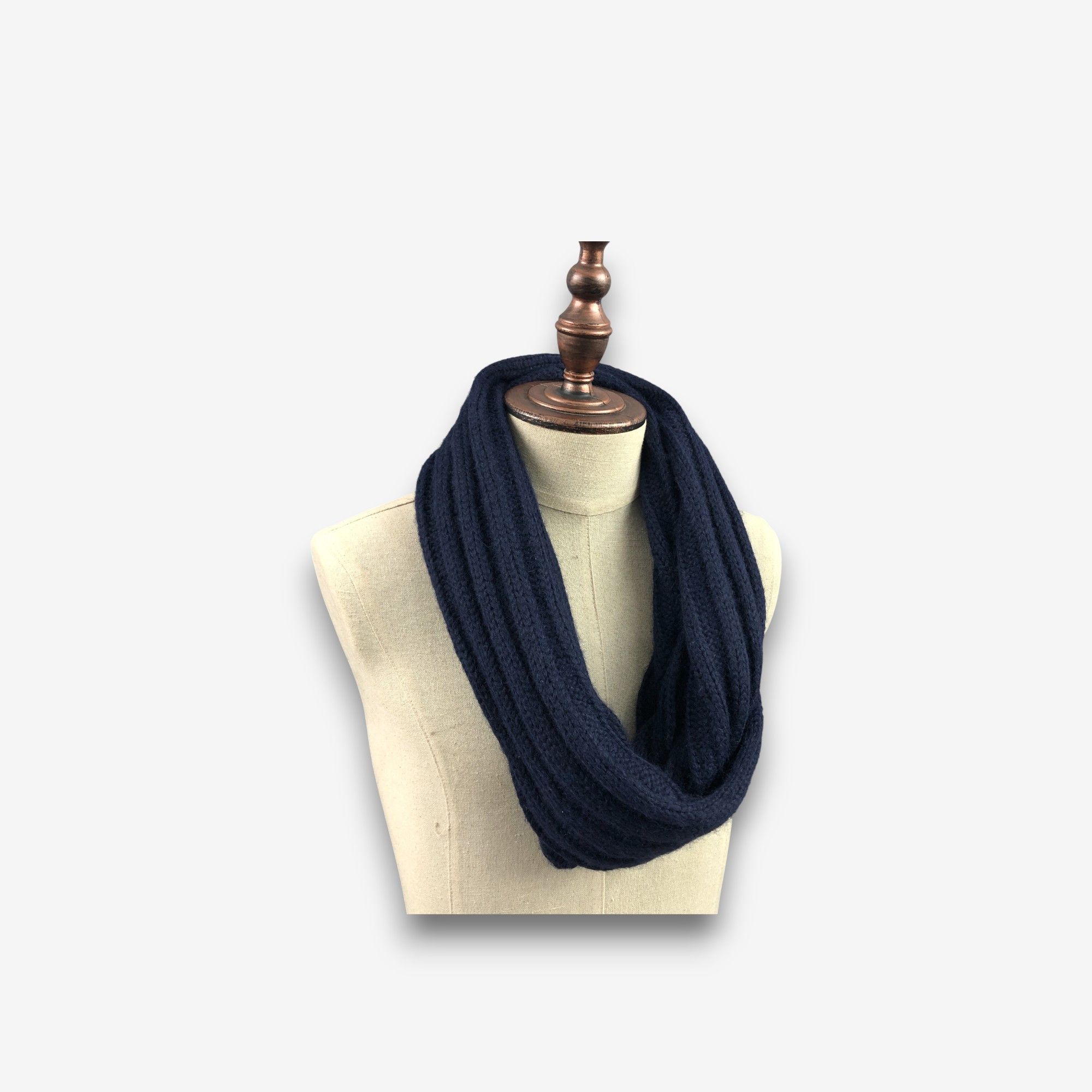 Highland 2000 Vintage Highland 2000 Infinity Scarf Ribbed Wool Scarves Size ONE SIZE - 2 Thumbnail