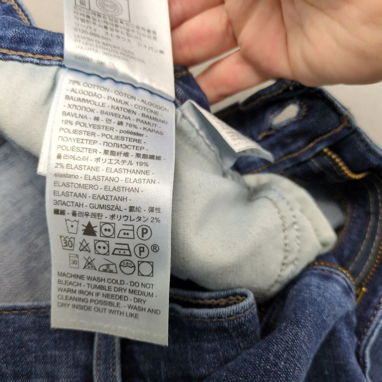 Levi's Levi's Classic Straight Jeans Women's 16 Stretch Denim 34x29 Size 38" / US 16 / IT 52 - 9 Thumbnail
