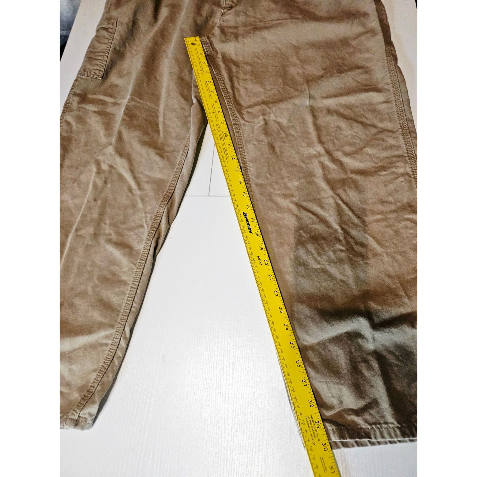 Carhartt Carhartt Loose Fit Utility WorK Pant Khaki Tan 46x32 3767 Size US 44 / EU 60 - 7 Thumbnail