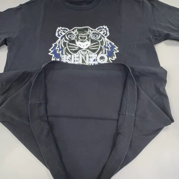 Kenzo KENZO Black Short Sleeve T-Shirt with Embroidery -2507 Size US S / EU 44-46 / 1 - 7 Thumbnail
