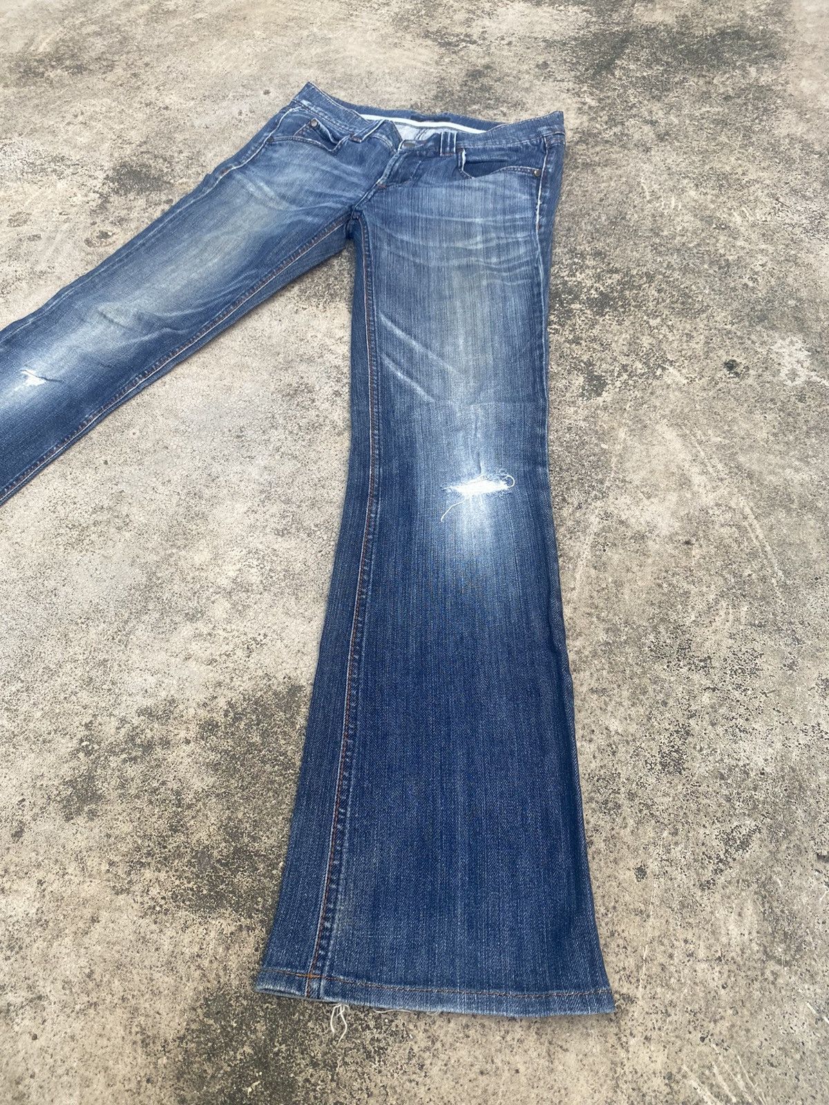 Hugo Boss × If Six Was Nine × Japanese Brand Flare Jeans Hugo Boss Distressed Bootcut Size US 30 / EU 46 - 2 Thumbnail