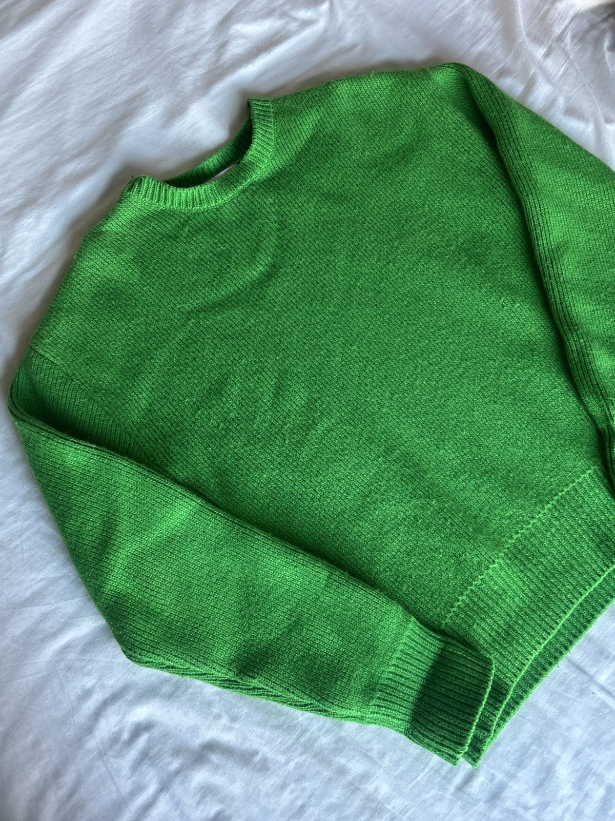 Bottega Veneta BOTTEGA OVERSIZED GREEN KNIT Size US S / EU 44-46 / 1 - 1 Thumbnail