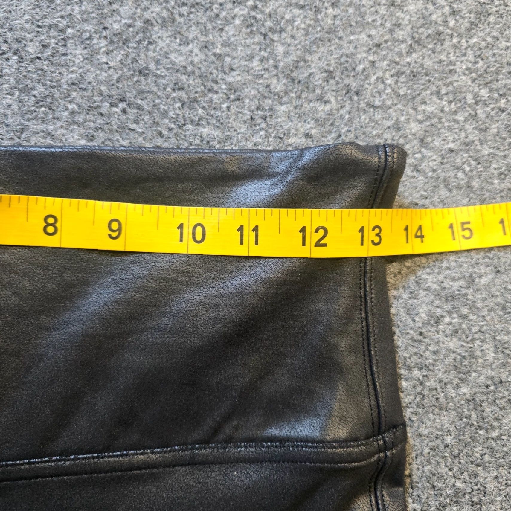 Spanx Spanx Pants Womens Size Large Black Faux Leather Stretch Casual Capsule Basic Size 36" / US 14 / IT 50 - 4 Thumbnail