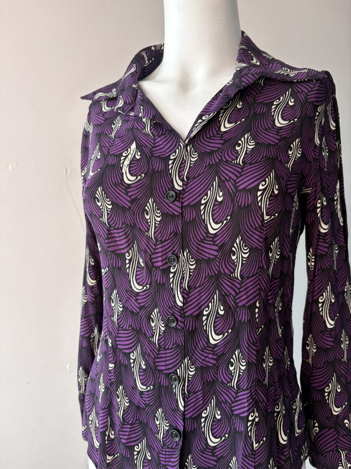 Vintage Vakko shirt Size L / US 10 / IT 46 - 6 Thumbnail