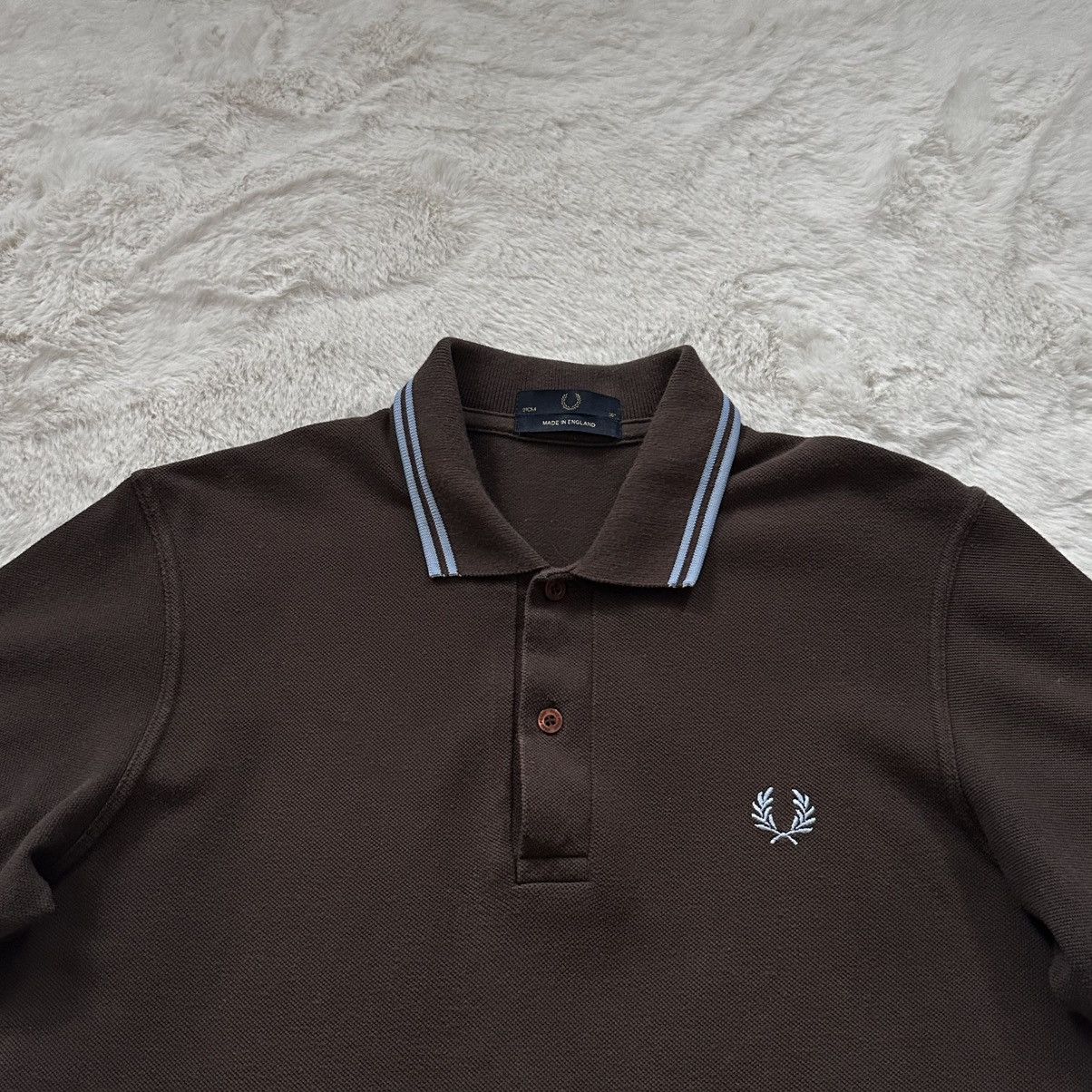 Fred Perry brown fred perry polo rare oldmoney casual Size US M / EU 48-50 / 2 - 2 Thumbnail