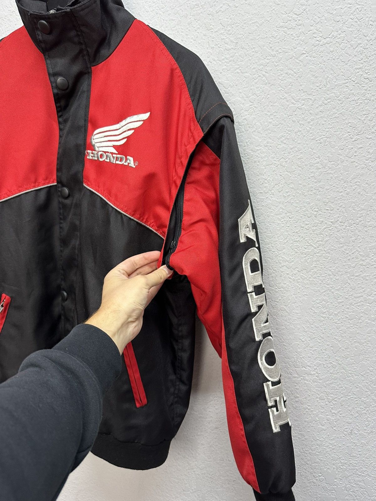 Honda Vintage Honda Racing Jacket Embroidered Big Logo Y2K Formula Size US L / EU 52-54 / 3 - 11 Thumbnail