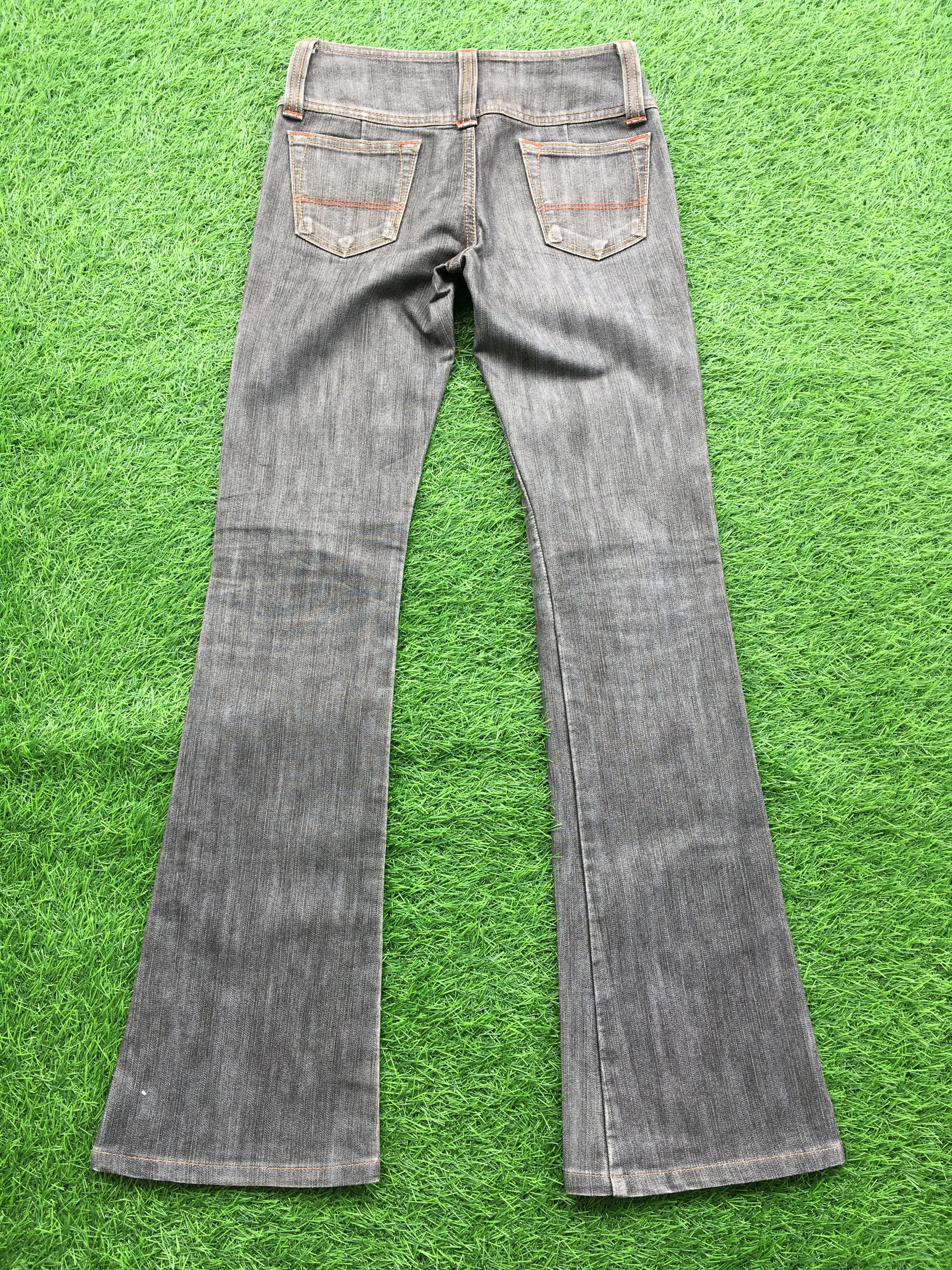 Japanese Brand Y2K Low Rise Flare Jeans D-1033 Size 22" - 2 Thumbnail