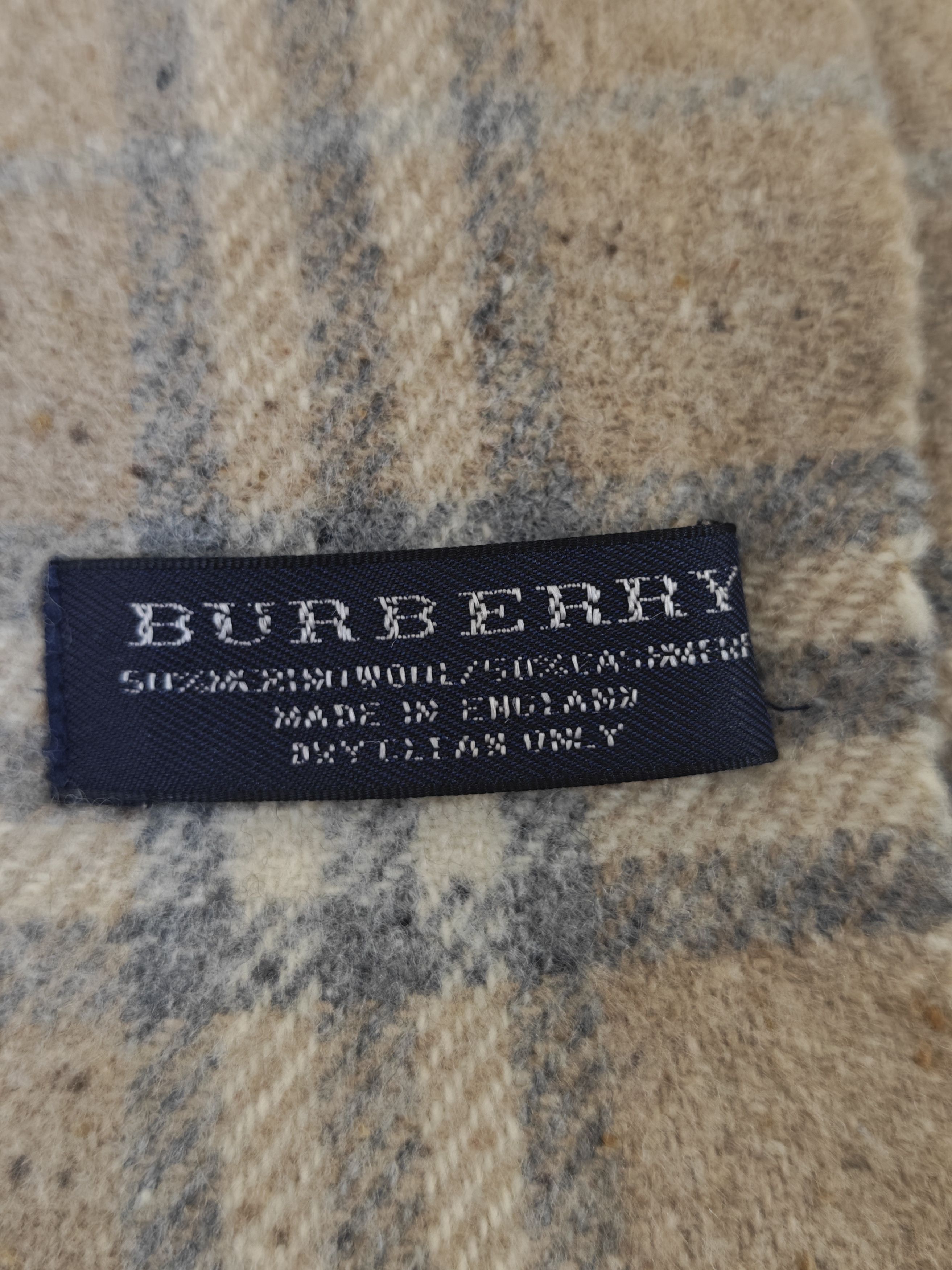 Burberry Burberry Vintage Muffler / Scarf Beige Classic Nova Check Size ONE SIZE - 5 Thumbnail