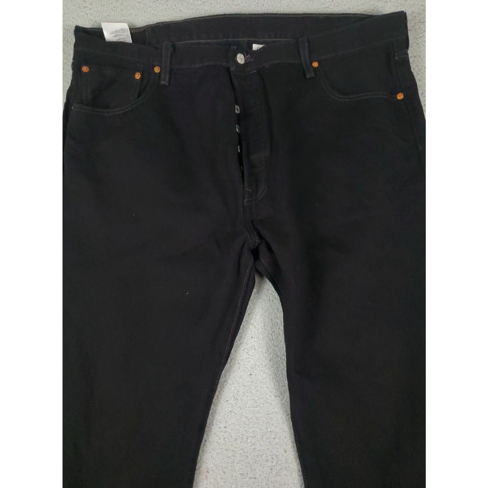 Levi's Mens Levis Jeans 42x30 Extra Large XL Black Straight Leg Denim Pants Size US 42 / EU 58 - 2 Thumbnail