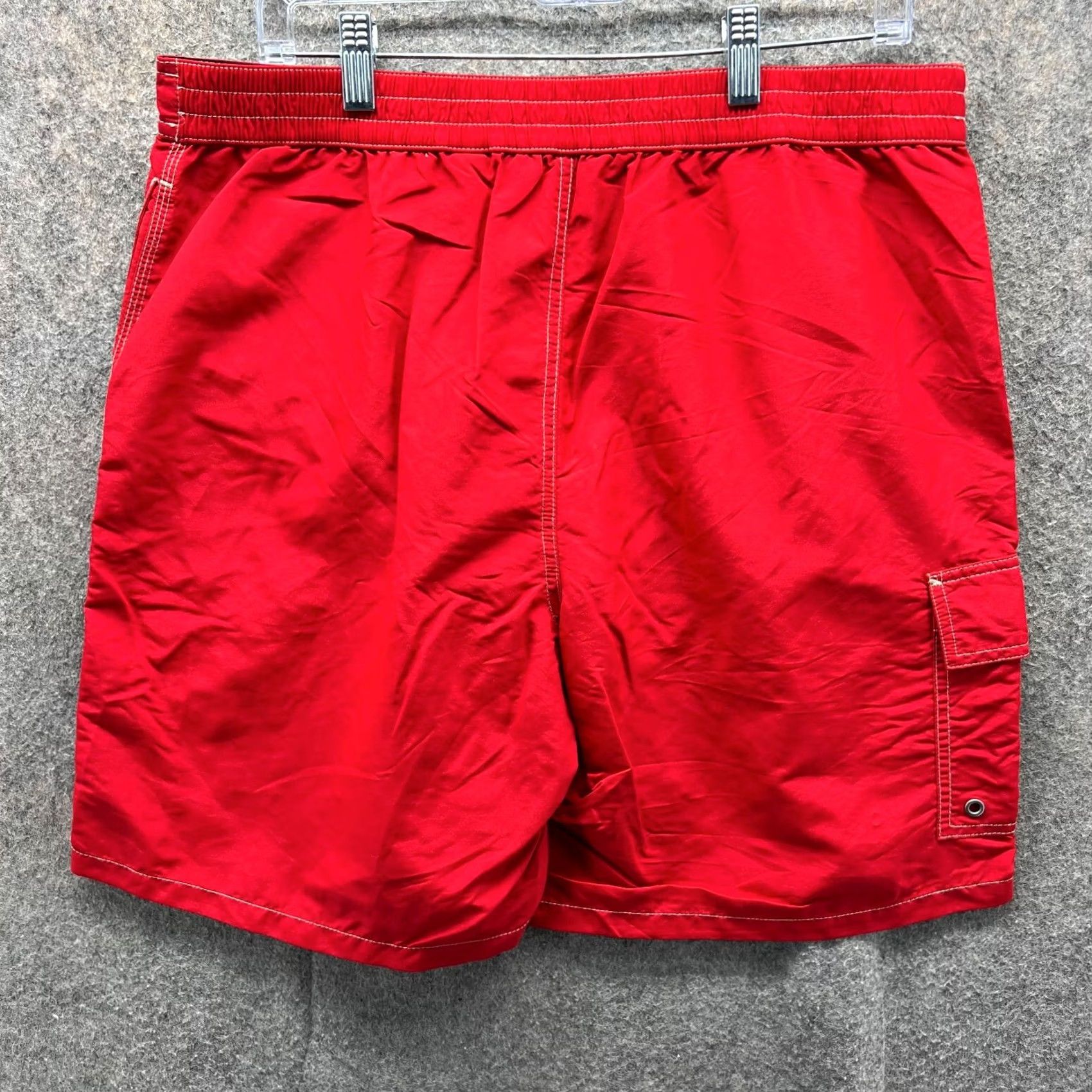 Polo Ralph Lauren VINTAGE Polo Ralph Lauren Board Shorts Men Medium Red Swimwear Trunks Drawstring Pony Size US M / EU 48-50 / 2 - 2 Thumbnail