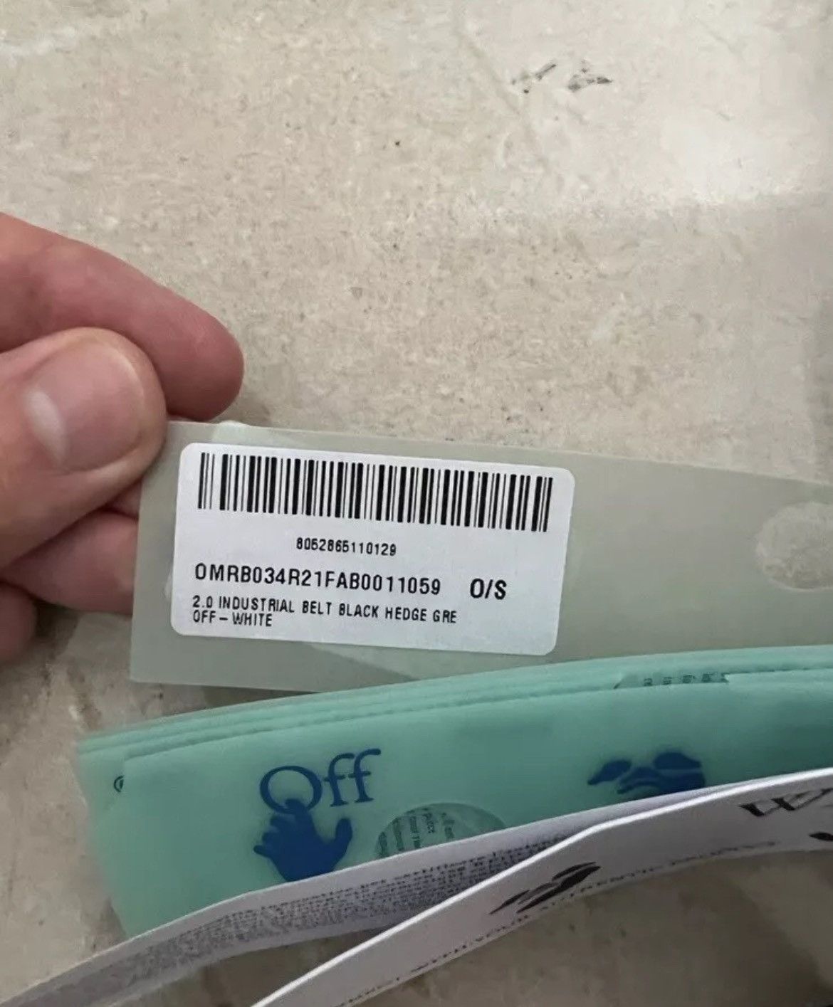Off-White × Virgil Abloh 🔥 NWT OFF-WHITE INDUSTRIAL BELT Size ONE SIZE - 3 Thumbnail