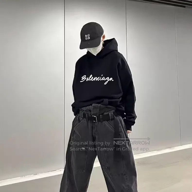Other Balenciaga Black Letter Printed Destroyed Vintage Cotton H Size US M / EU 48-50 / 2 - 8 Thumbnail