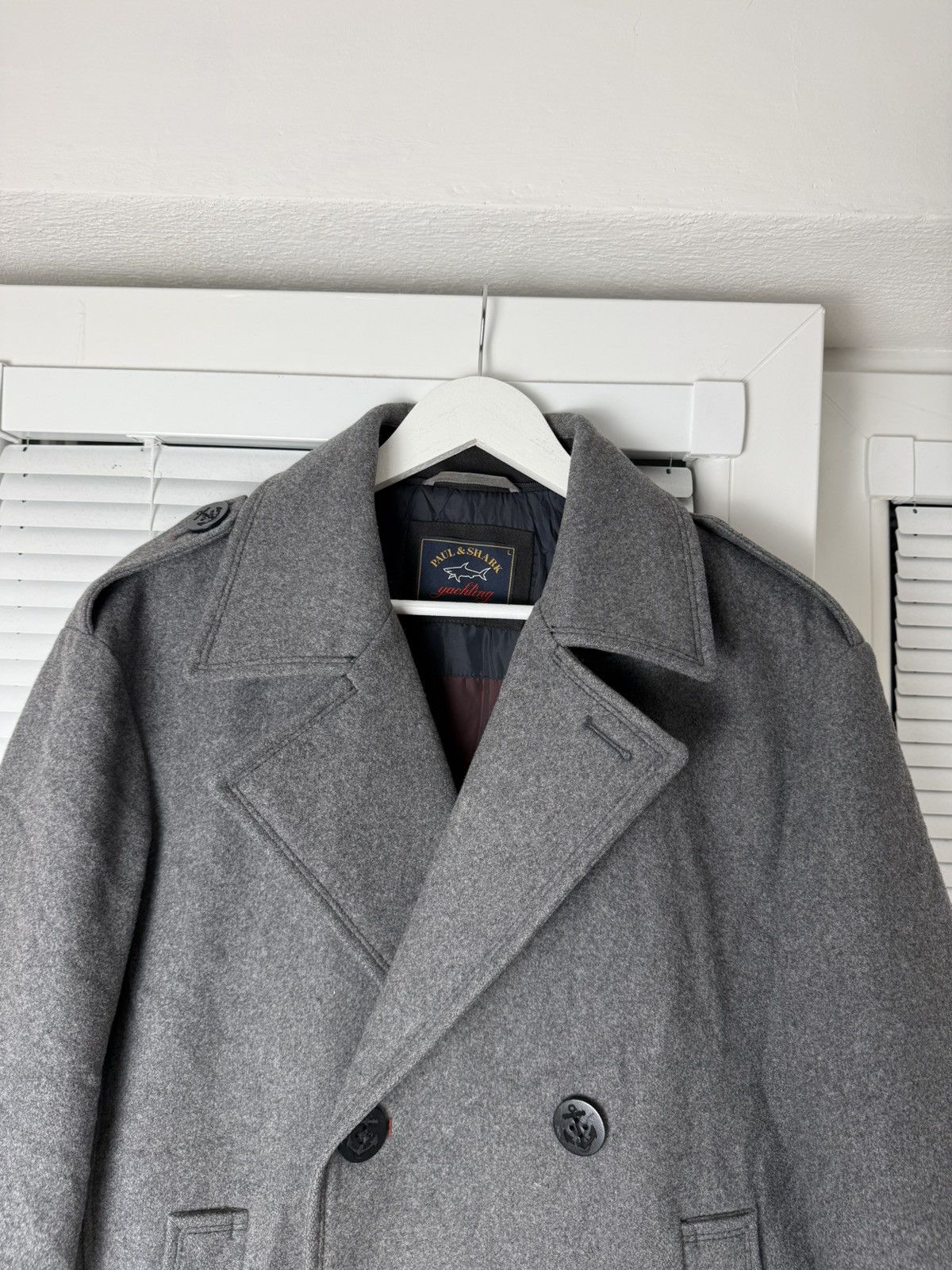 Paul & Shark Paul & Shark Wool Coat Size US L / EU 52-54 / 3 - 3 Thumbnail