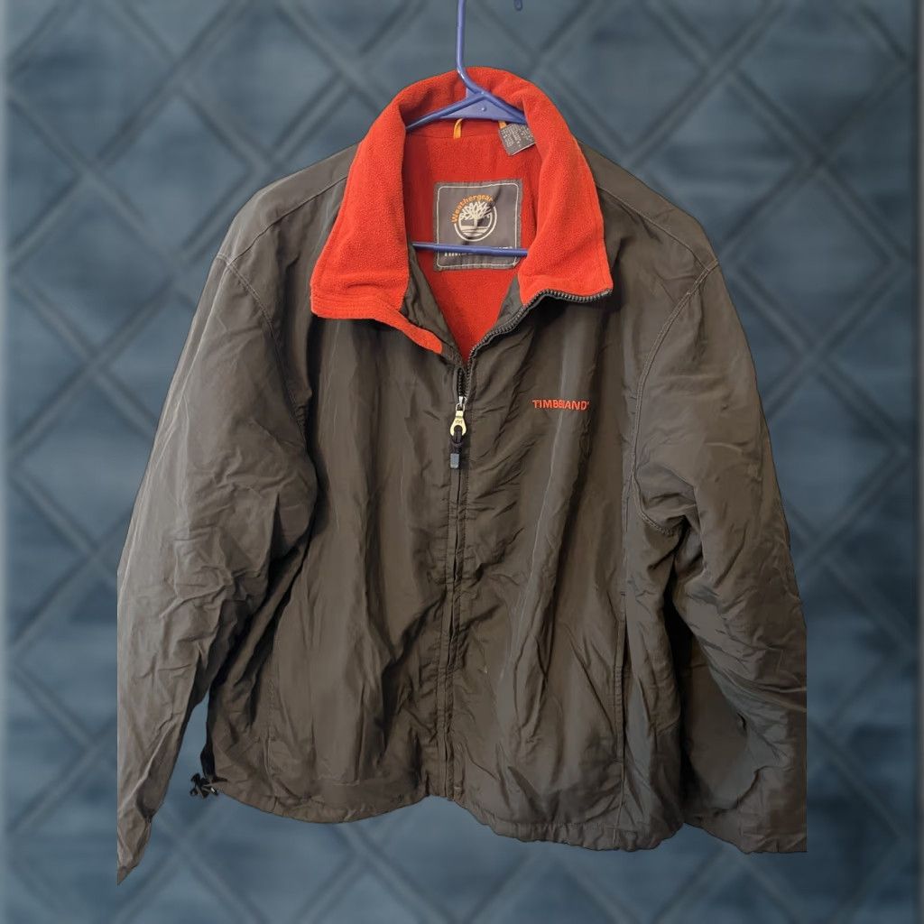 Timberland VINTAGE Timberland Jacket Gear Bomber Jacket Mens L Brown Orange Insulated Windbreaker Casual Outdoor Size US L / EU 52-54 / 3 - 1 Thumbnail
