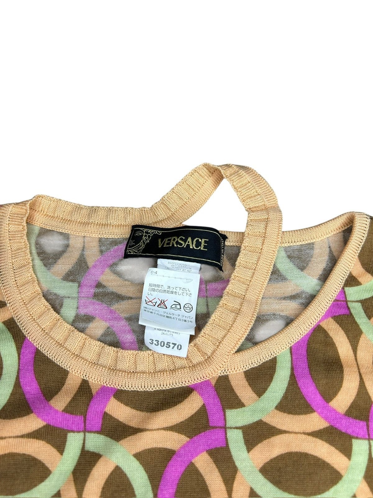 Versace 00s Knitted Vest Size ONE SIZE - 3 Thumbnail
