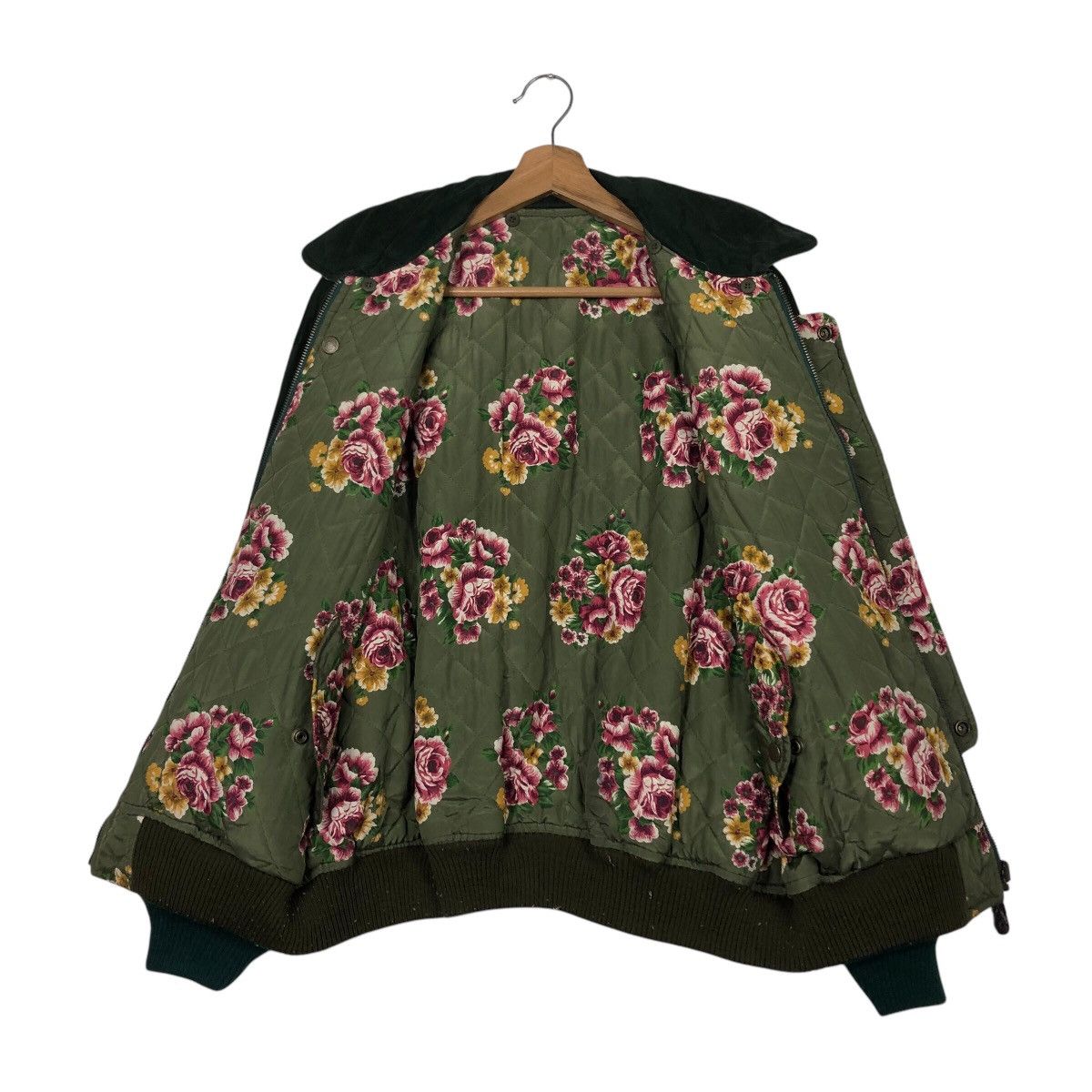 Japanese Brand × Vintage 📌Vintage Reversible Bomber Jacket Full Floral Issey Miyake Size US M / EU 48-50 / 2 - 16 Thumbnail