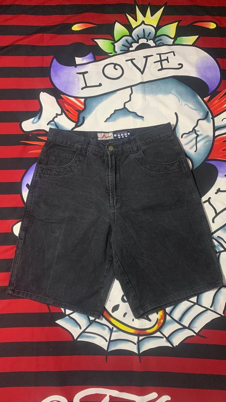 Japanese Brand Vintage JW jeans shorts in black mens 36 baggy fit carpenter Size US 36 / EU 52 - 1 Thumbnail